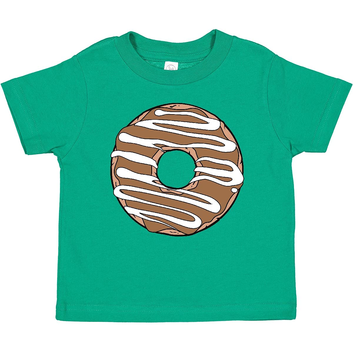 Inktastic Chocolate Donut Baby T-Shirt - Cute Doughnut with Glaze Icing Design - Soft Cotton Infant Tee for Boys & Girls - Perfect for Birthday Parties, Photo Shoots & Donut Lovers
