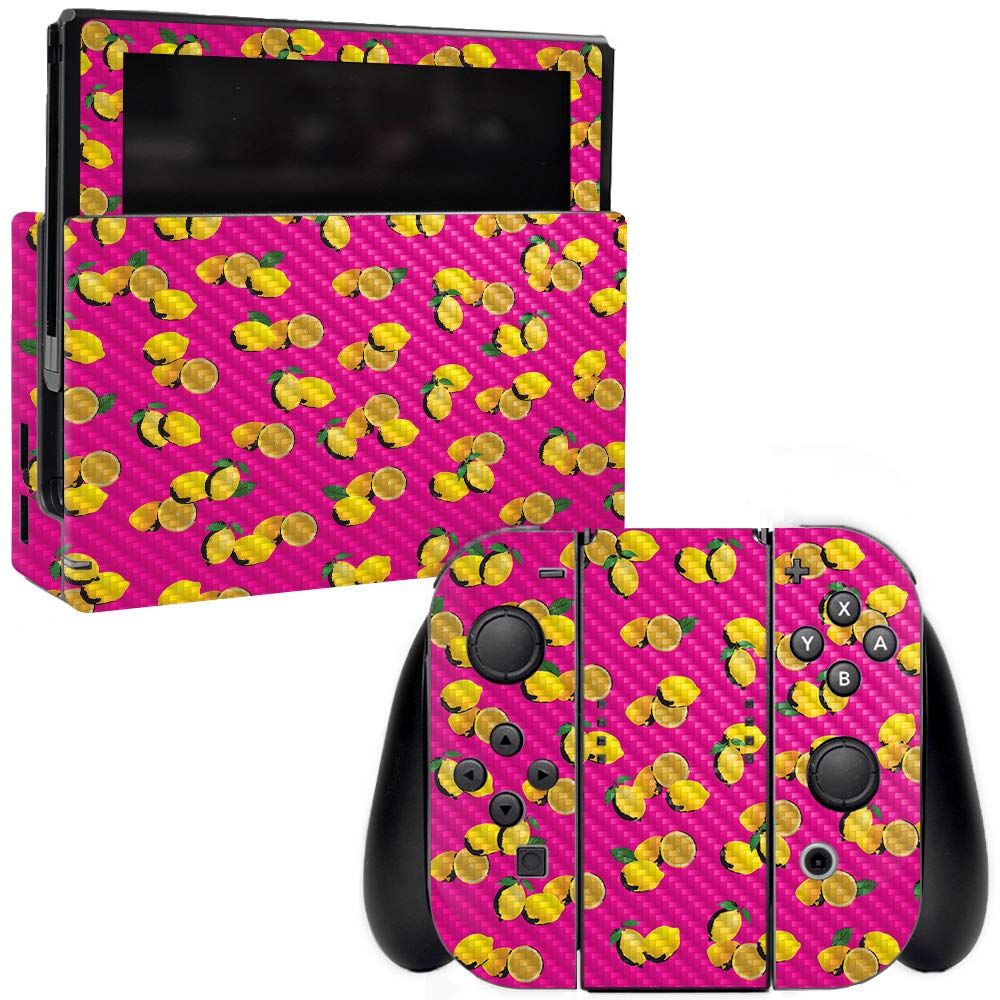 Premium Carbon Fiber Skin for Nintendo Switch - Protective & Durable Textured Cover | Easy to Apply & Remove | Made in USA | Perfect for Gaming, Travel & Customization