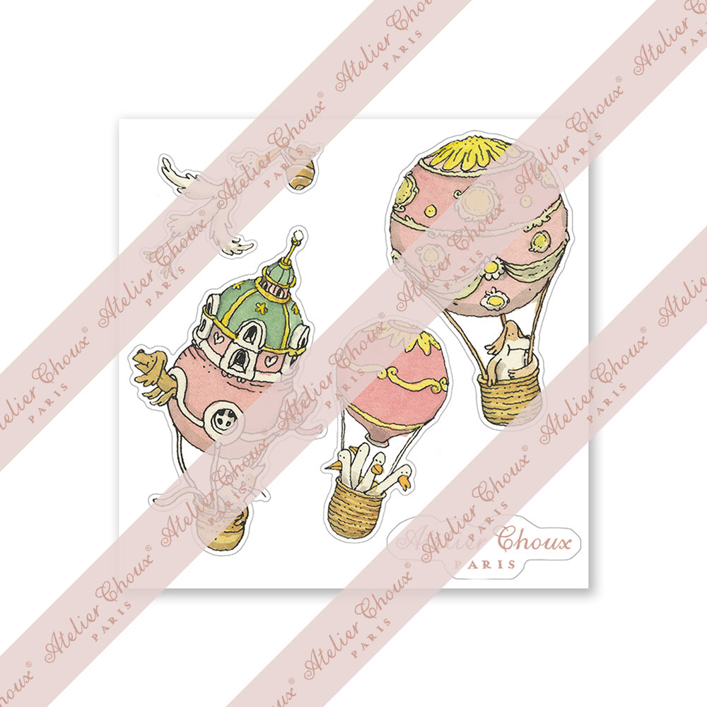 Atelier Choux Removable Wall Stickers - Pack of 20 Decorative Nursery Wall Decals for Baby Room & Kids Bedroom Decor