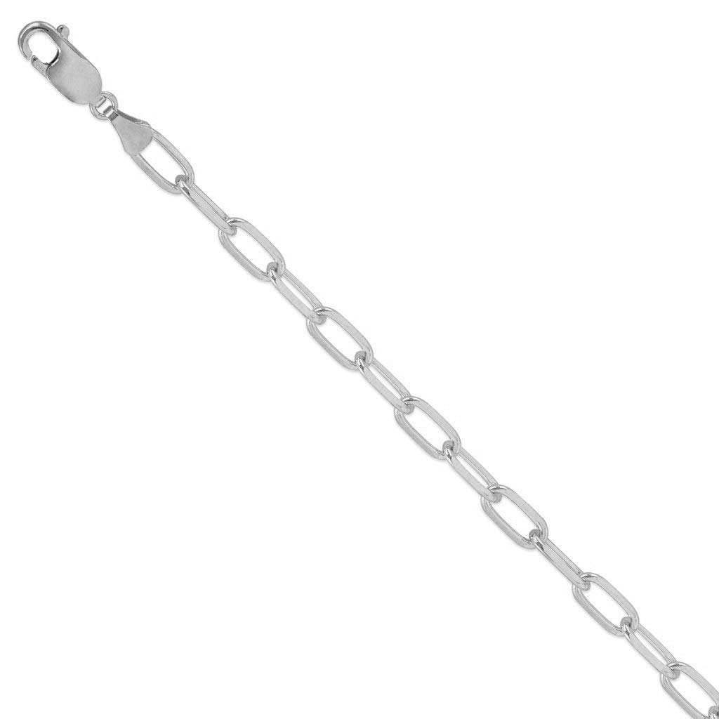 14K Solid Gold Paperclip Link Chain Necklace for Women - 3MM/3.5MM/4.5MM Width - 16'' to 40'' Adjustable Length - Luxury Jewelry Gift for Her - Perfect for Everyday Wear, Special Occasions & Gifting