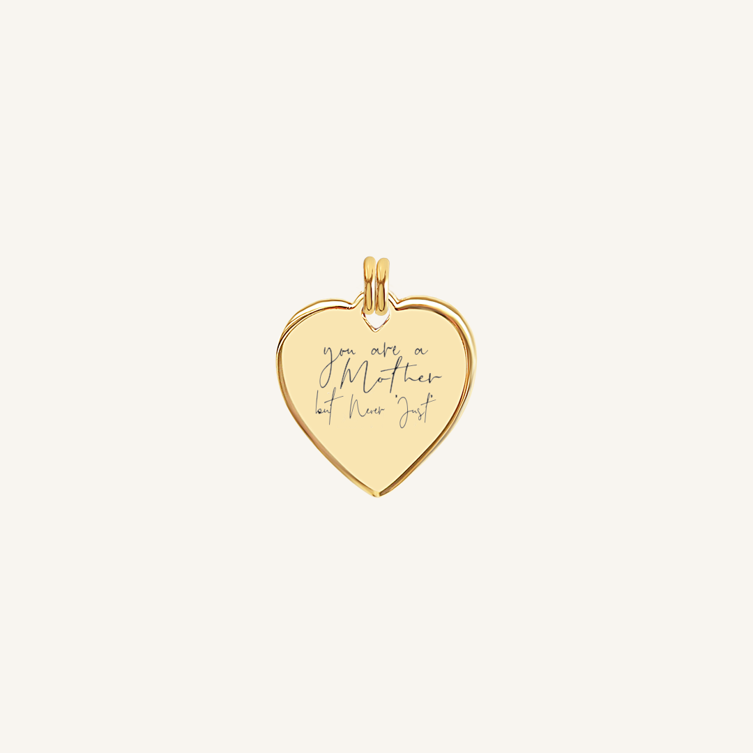 Etch Behold Heart Charm Necklace - Jessica Urlichs Inspired Jewelry for Women - Perfect for Valentine's Day Gifts, Anniversary Presents & Romantic Occasions
