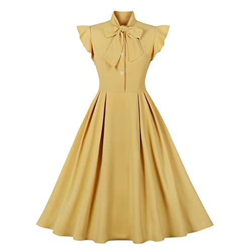 Ruffle Sleeves Yellow