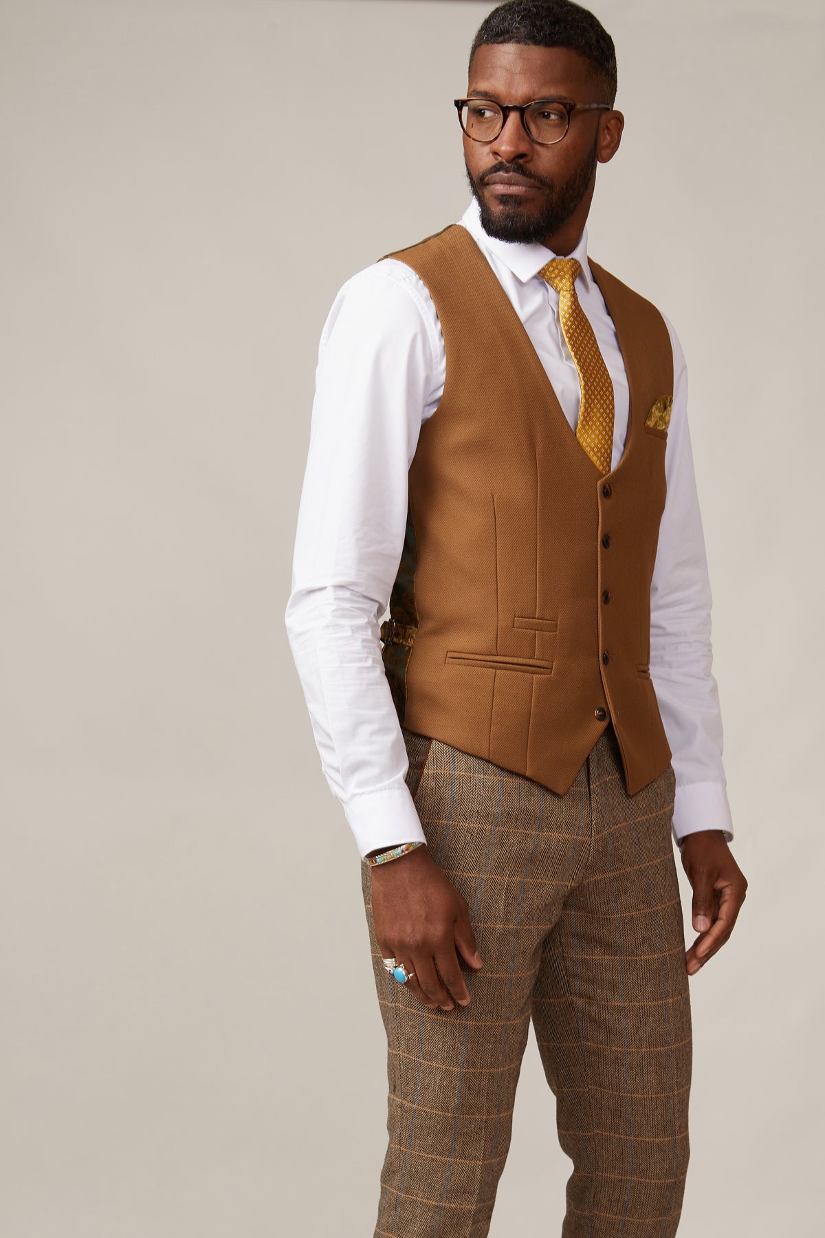 Official Leicester City F.C. Club Suit | MAX Royal Blue Men's Formal Suit with Kelvin Tan Waistcoat - Perfect for Match Days, Weddings & Special Occasions