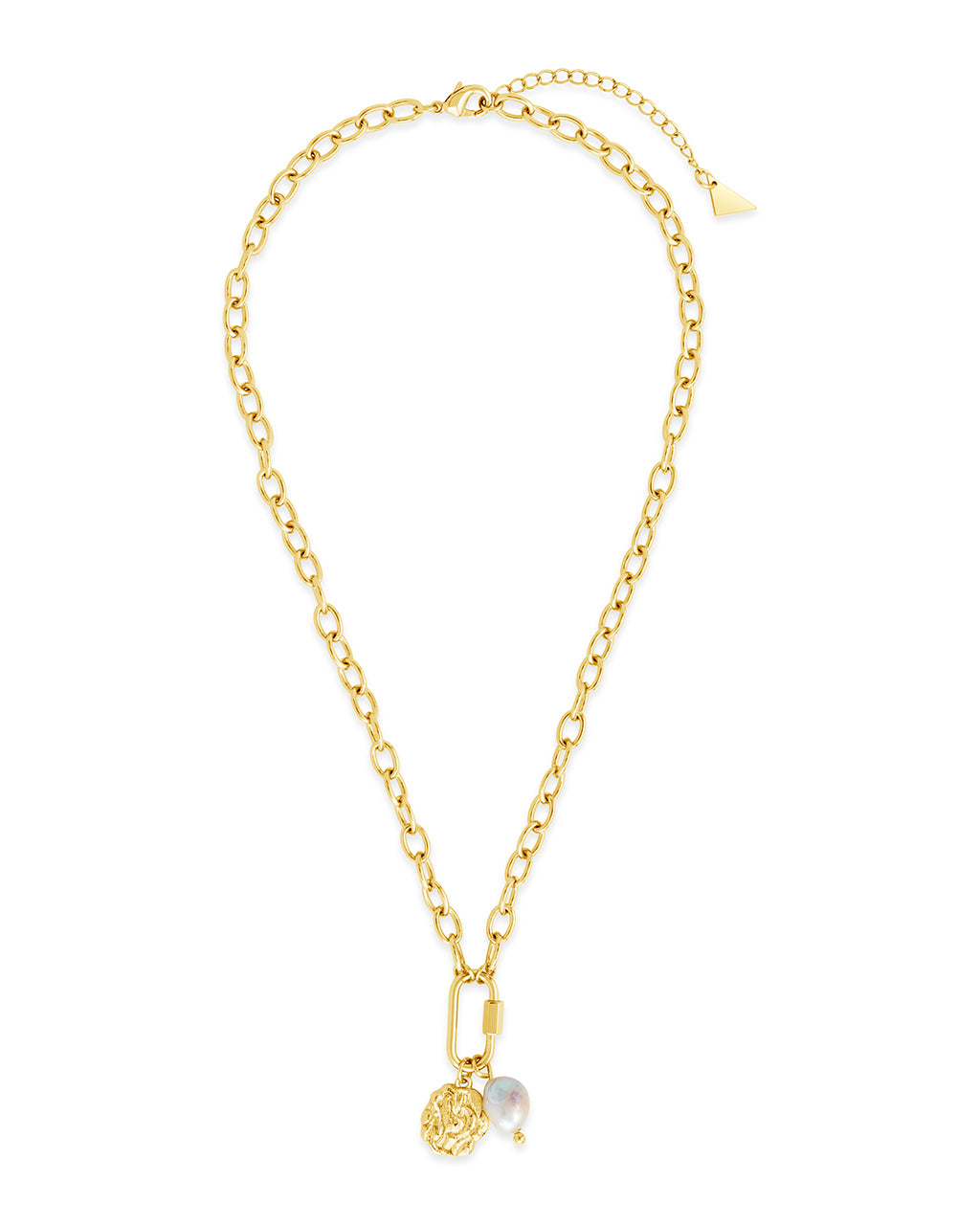 Jaxie Carabiner Charm Necklace - Stylish Outdoor & Everyday Jewelry for Hiking, Travel & Fashion Accessories