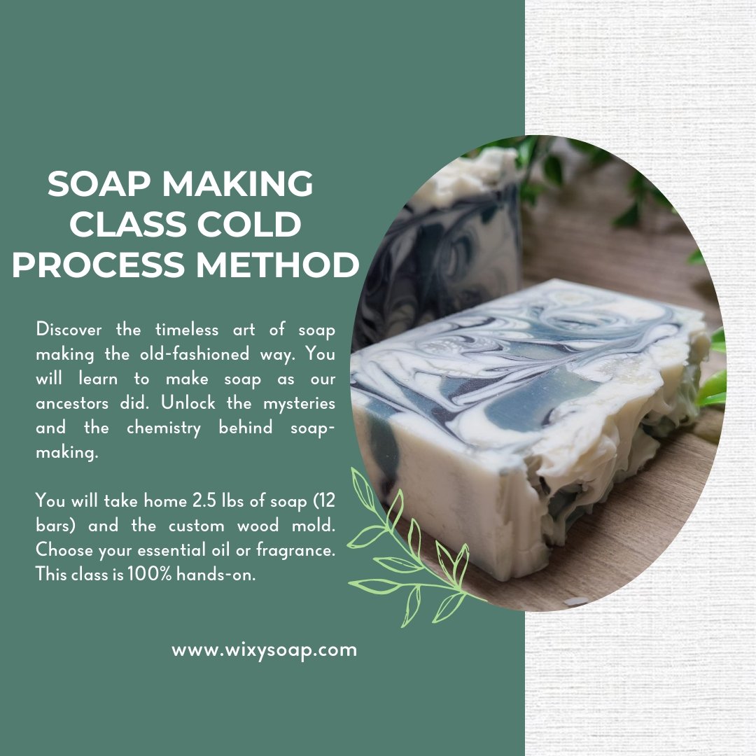 Cold Process Soap Making Class - Learn Handmade Soap Crafting Techniques | DIY Natural Soap Workshop for Beginners & Advanced | Perfect for Home Spa, Gifts & Small Business