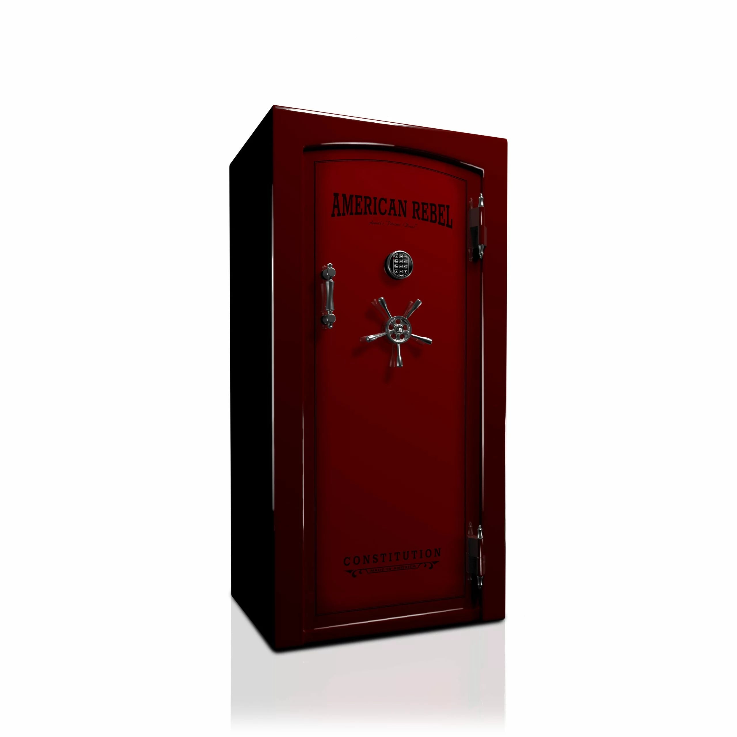 American Rebel CS25 Constitution 25 Gun Safe - Fireproof & Secure Handgun Storage for Home & Office Protection | Pistol Safe for Bedroom, Closet & Vehicle Use