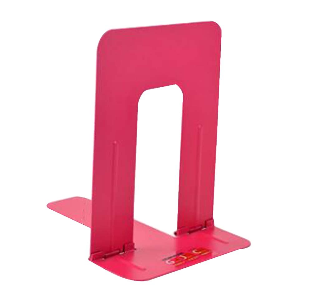 2 Pcs Foldable Metal Book Stand - Creative Desktop Book Holder & Bookends for Office, Home, and Study Organization | Space-Saving Design for Books, Cookbooks, and Notebooks