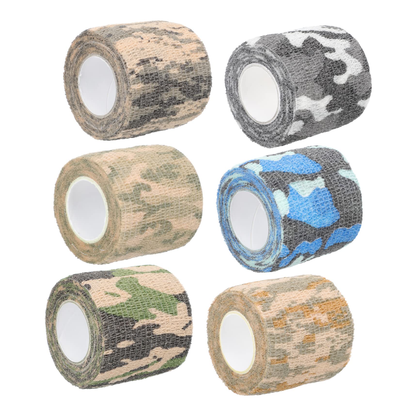 SUPVOX 6-Pack Sports Tape - Breathable Athletic Tape for Legs, Muscles & Joints | Non-Woven Fabric, Skin-Friendly & Durable | Ideal for Running, Gym Workouts & Injury Prevention