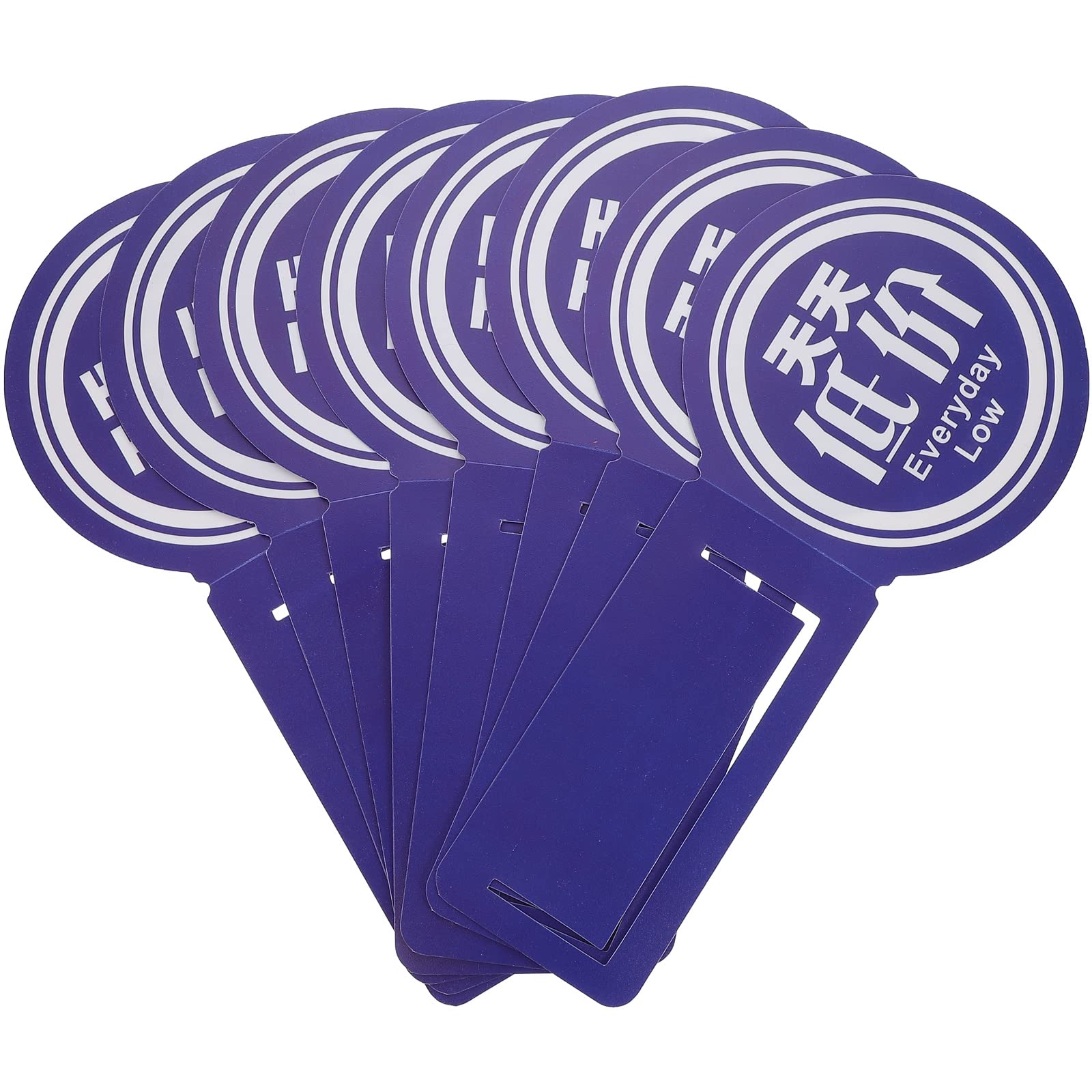 iplusmile 8-Piece Advertising Sales Label Cards - Supermarket Shelf Labels & Tags for Retail Stores, Grocery Aisles & Product Displays