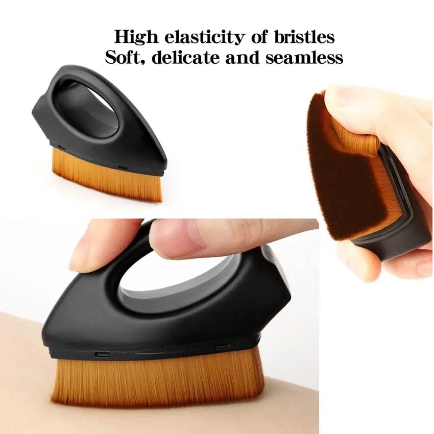 Roxer Flawless Foundation Brush - Flat Top for Liquid & Cream Makeup - Perfect for Blending & Contouring