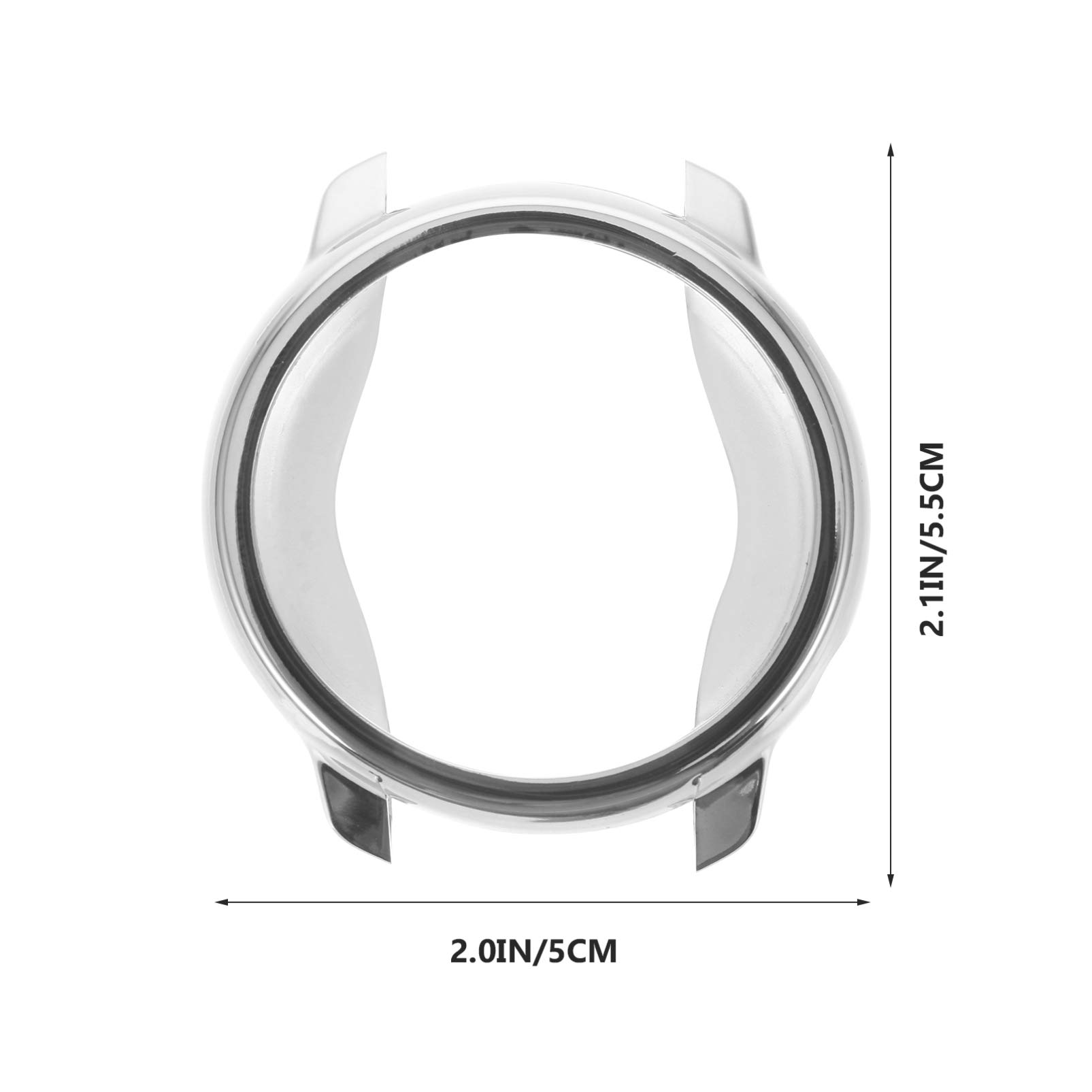1PC Shockproof TPU Watch Case Cover Protector - Anti-Scratch Smart Watch Shell Accessory for Apple Watch/Samsung Galaxy Watch (Perfect for Sports, Work & Daily Use)