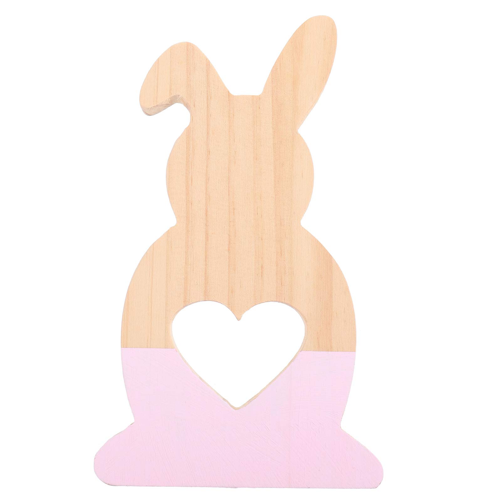 Bestoyard Wooden Rabbit Decor - Handcrafted Bunny Table Ornament for Easter, Home Party & Holiday Decoration - Perfect for Easter Celebrations, Spring Decor, and Gift Giving