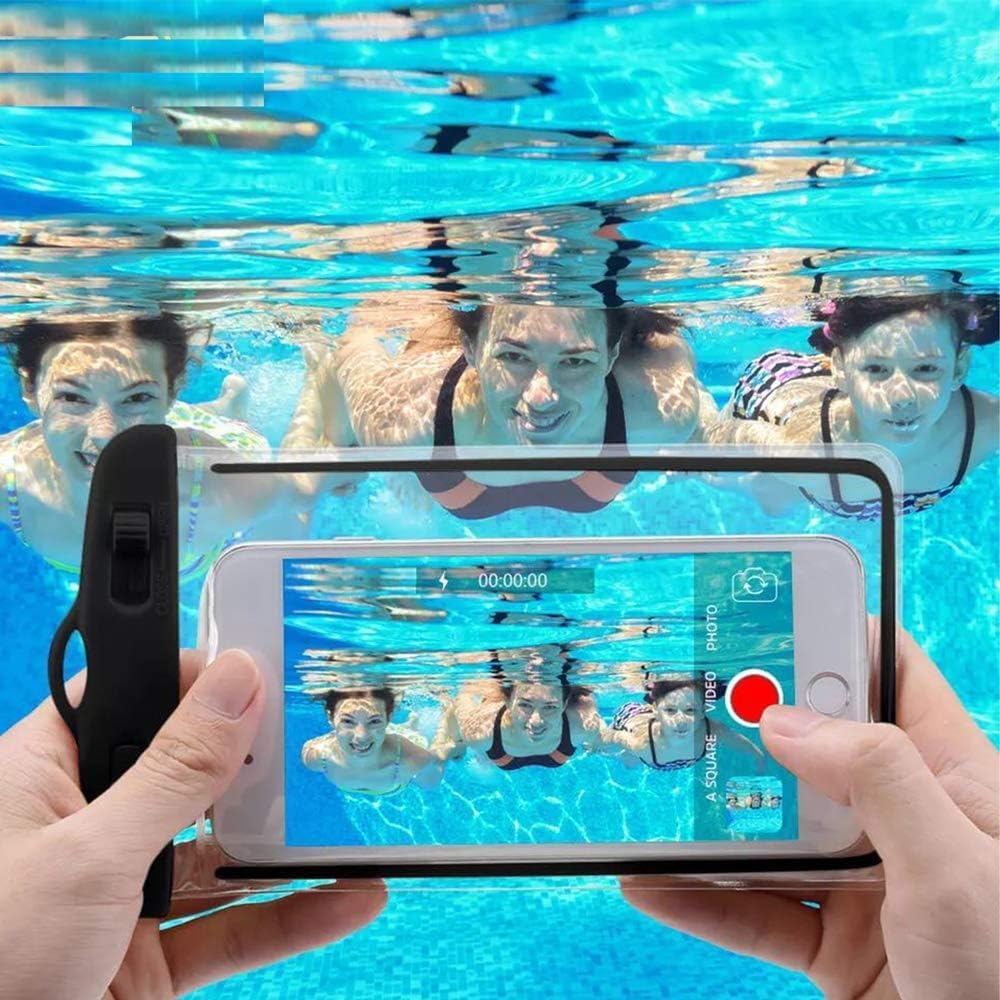 **4-Pack Waterproof Phone Case with Lanyard - Universal Underwater Dry Bag for iPhone 15/14/13 Pro Max & Samsung Galaxy S24 Ultra/S23/S22 - Ideal for Swimming, Snorkeling, Beach & Outdoor Activities**