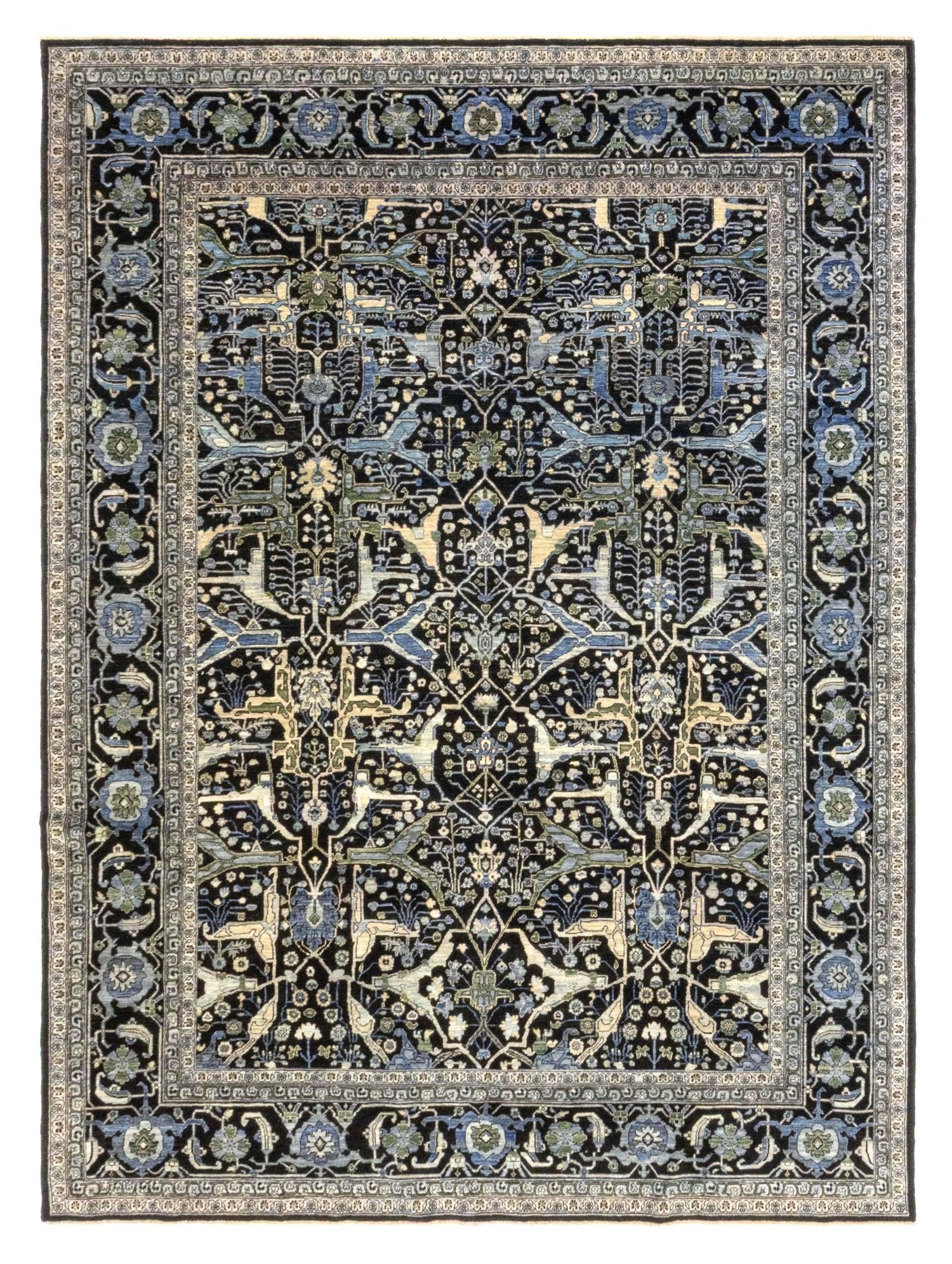 Handwoven Arabesque Tribal Rug - Authentic Bohemian Design for Living Room, Bedroom & Home Decor - J77775
