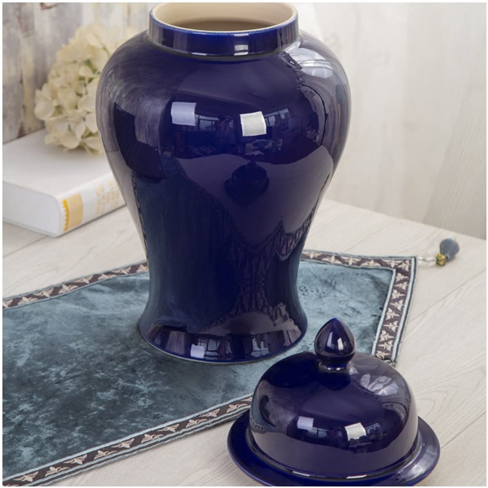 Antique Ming Style Porcelain Ginger Jar Vase - 18