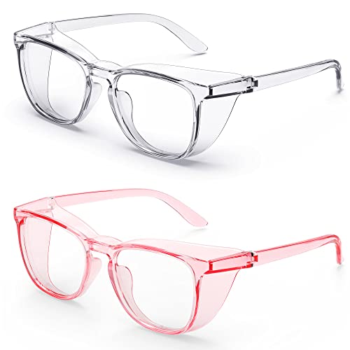 Clear+pink（2 Pack）