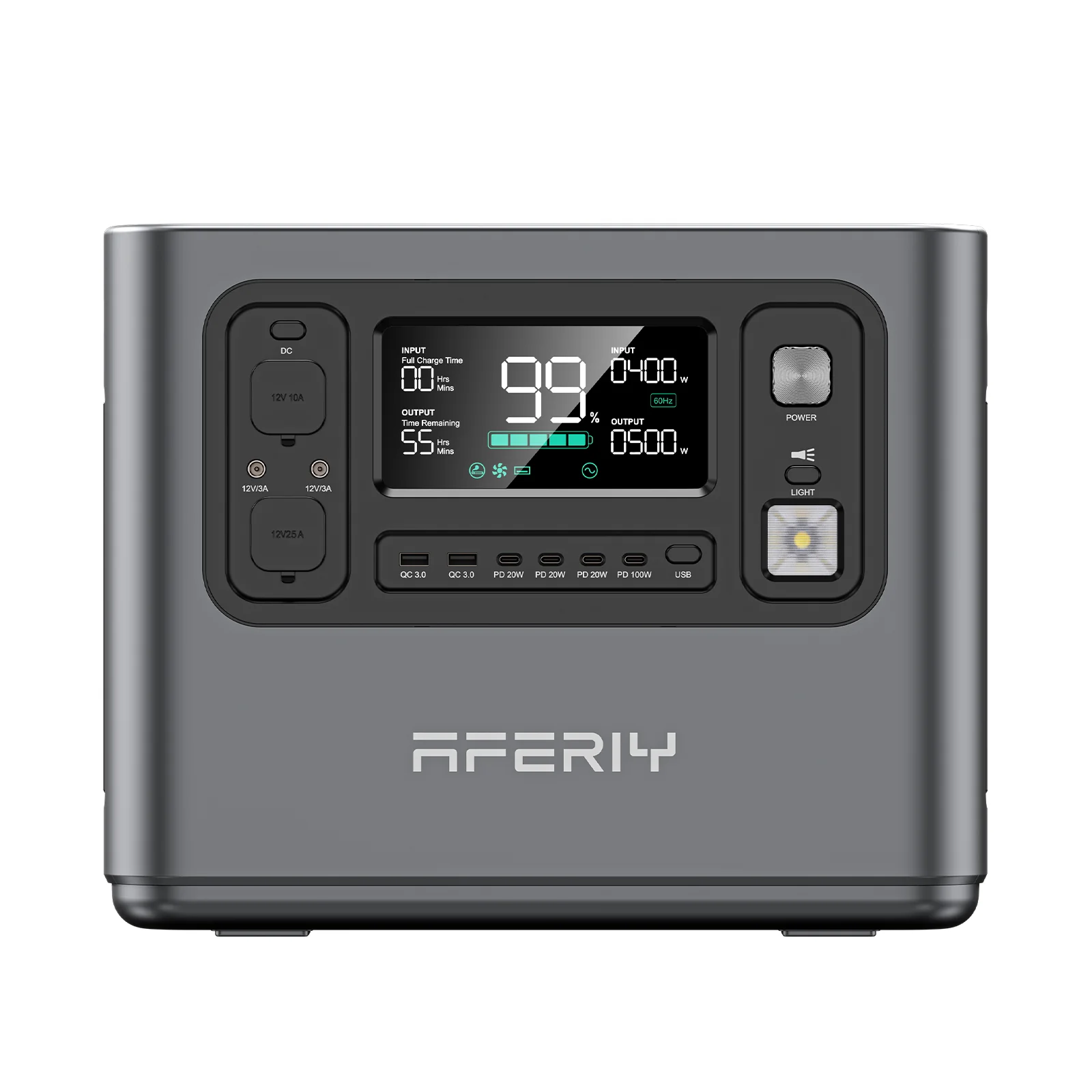 Aferiy AF P110 Portable Power Station 1200W/2400W with LiFePO4 Battery (1248Wh) - Perfect for Camping, RV Trips, Home Backup & Outdoor Adventures