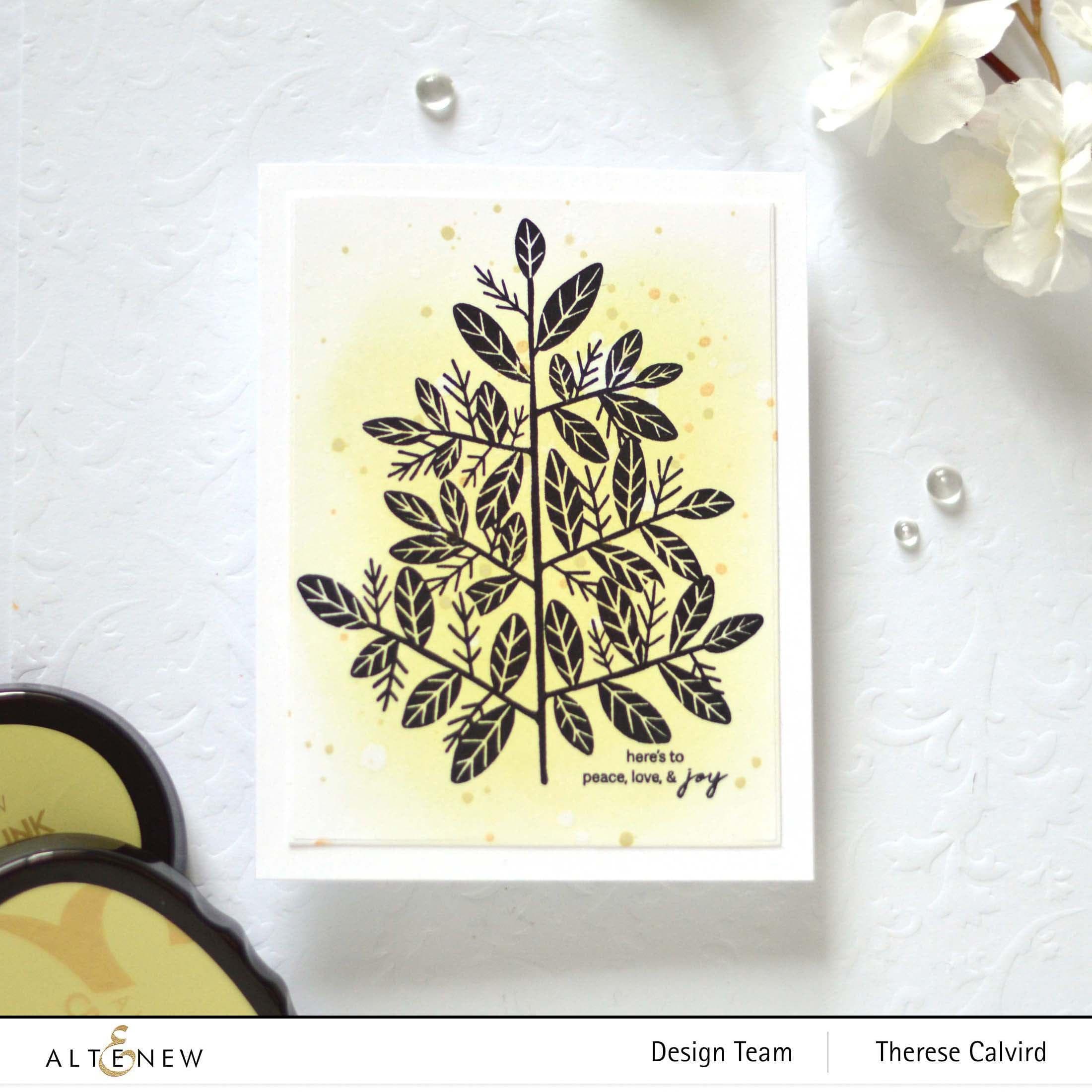 Festive Tree Stamp Set for DIY Holiday Cards, Scrapbooking & Gift Wrapping - Christmas Crafting Supplies