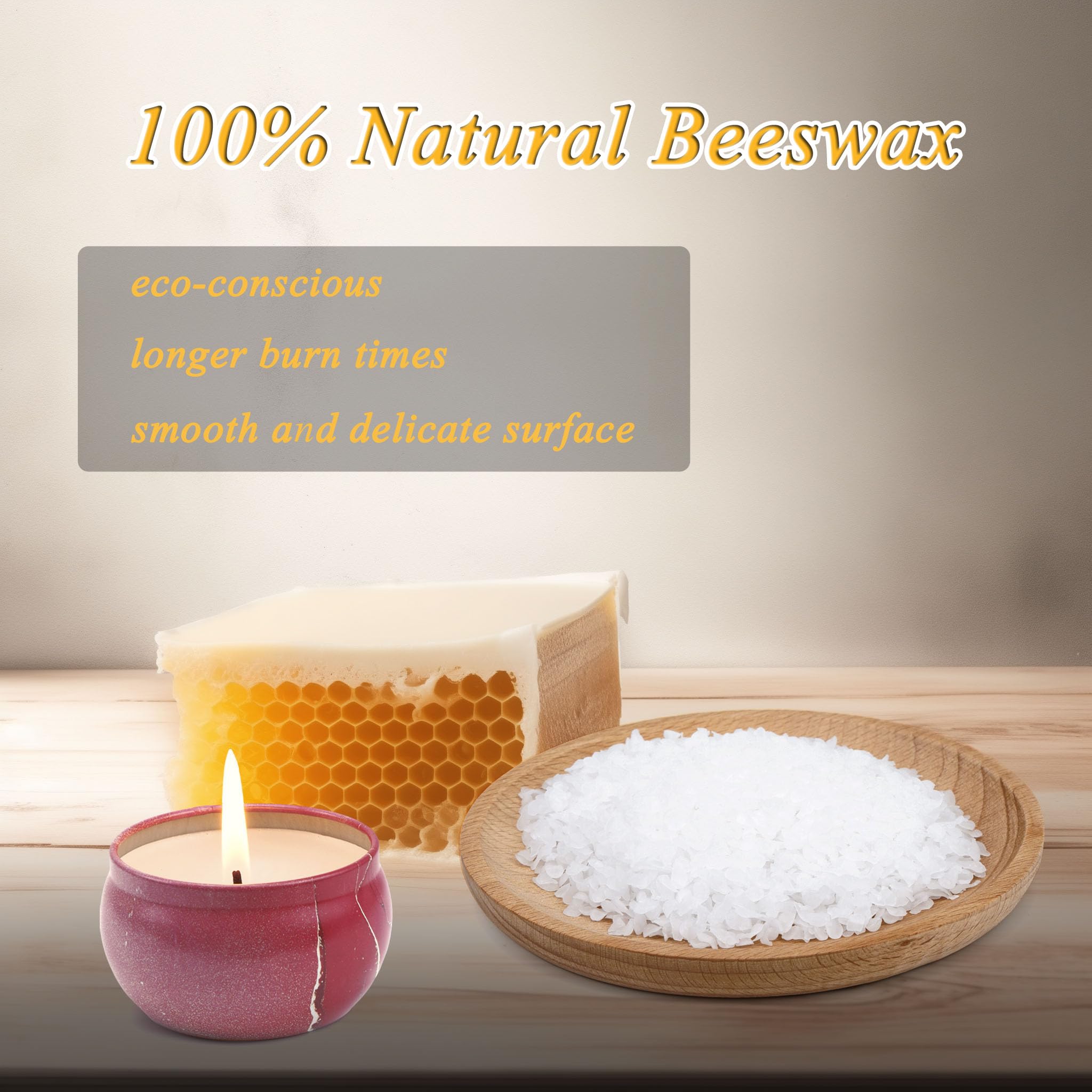 DIY Beeswax Candle Making Kit for Adults & Beginners - Complete Home Decoration Candle Craft Set with Pink Wax, Wicks & Tools - Perfect for Gifts, Relaxation & Aromatherapy