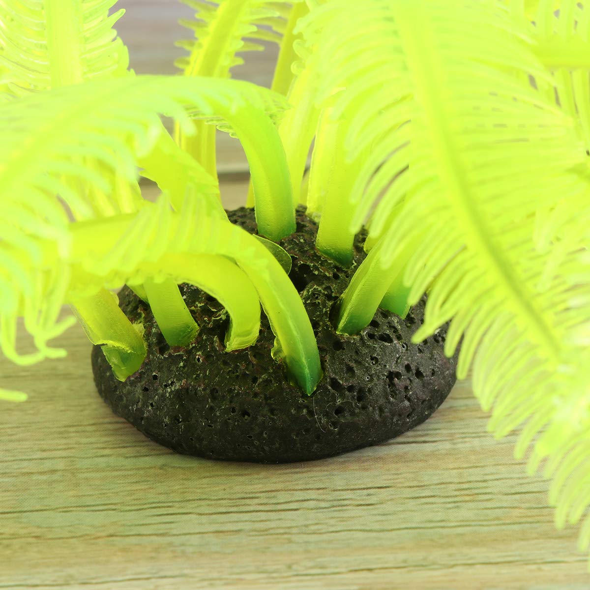 Christmas Ornament Decorations - Yellow Ocean Theme Artificial Coral for Aquarium & Fish Tank | Perfect for Holiday Home Decor and Underwater Scenes
