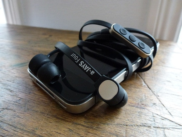 JAYS Four Premium In-Ear Headphones with High-Fidelity Sound - Perfect for Running, Gym, and Commuting