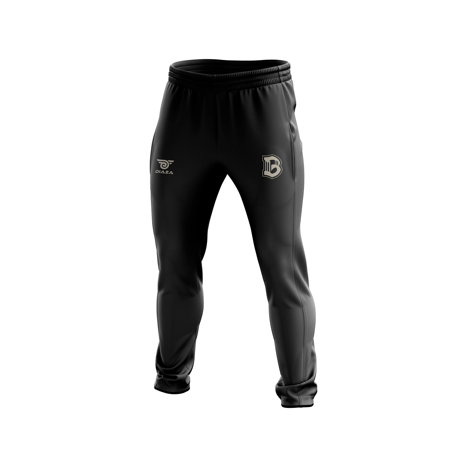 Brooklyn FC Black Pants for Men - Comfortable Soccer Training Pants with Moisture-Wicking Fabric - Perfect for Football Practice, Jogging & Casual Wear