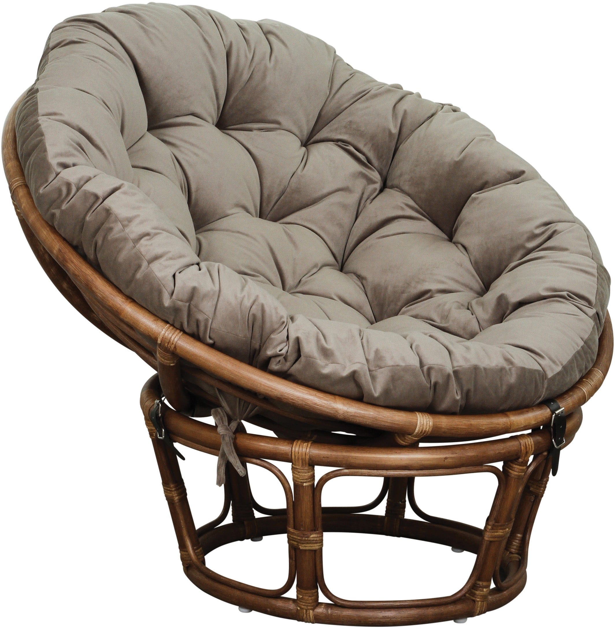 Office Star Papasan Chair [IMS 210305] - Comfortable Round Swivel Lounge Chair for Living Room, Bedroom, or Office - Perfect for Relaxing, Reading, and Lounging
