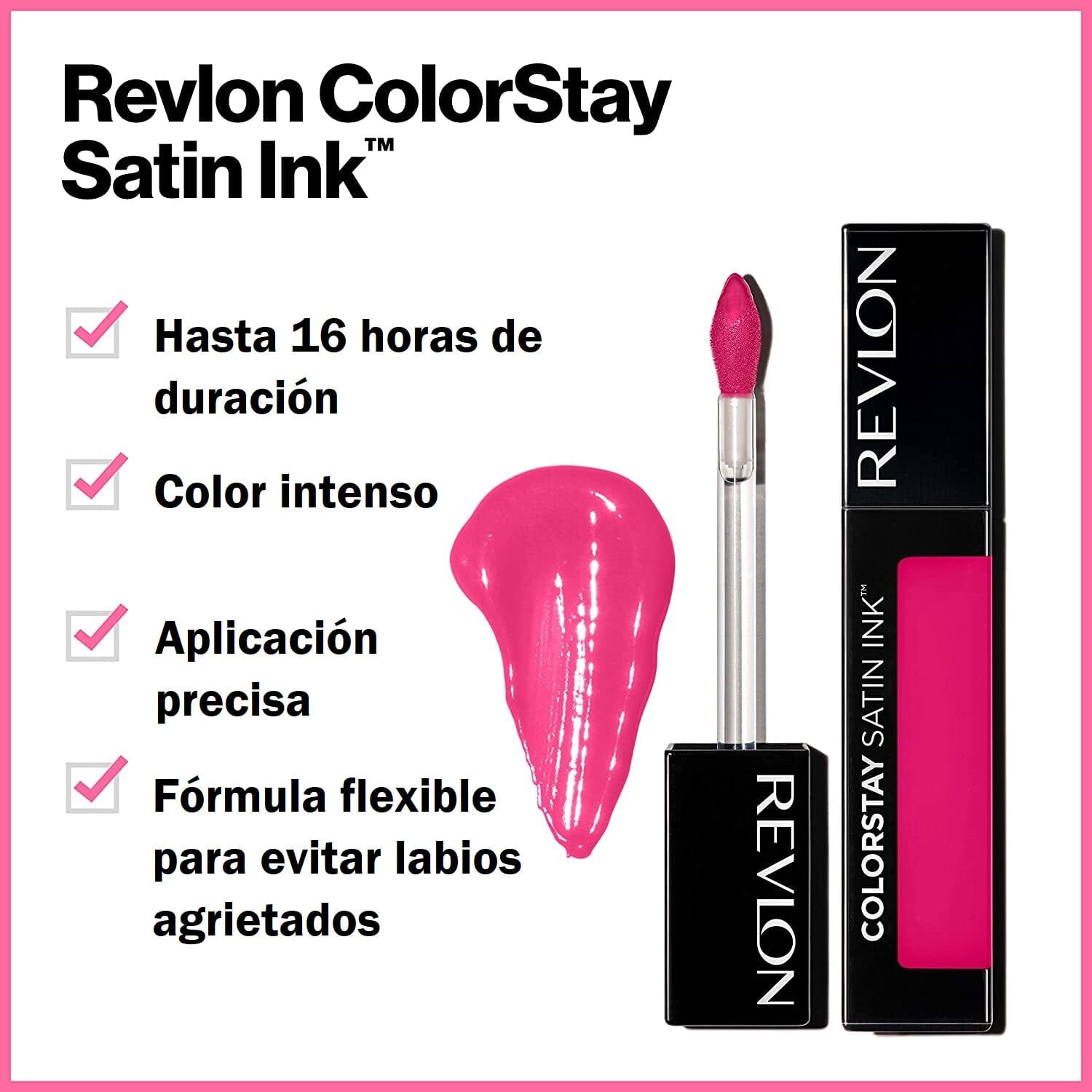 Revlon ColorStay Satin Ink Liquid Lipstick - Seal the Deal #12, Long-Lasting Matte Finish, Moisturizing Formula | Perfect for Everyday Wear, Date Nights & Special Occasions