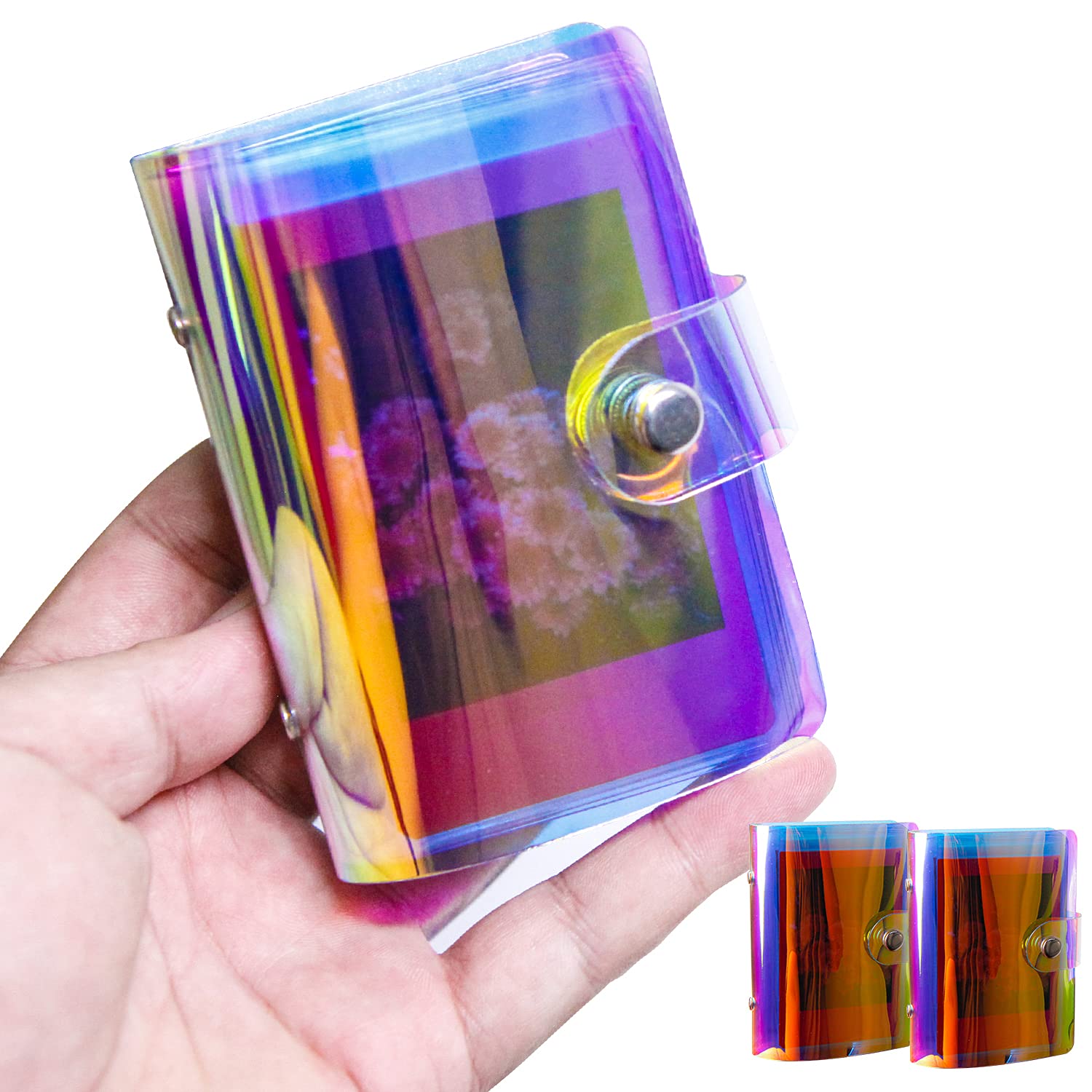 4-Pack 36-Pocket 2x3 Small Photo Album - Compatible with Fujifilm Instax Mini, Polaroid Snap, Z2300, SocialMatic Instant Cameras & ZIP Instant Printer - Perfect for Storing Travel Memories, Party Photos & Instant Prints