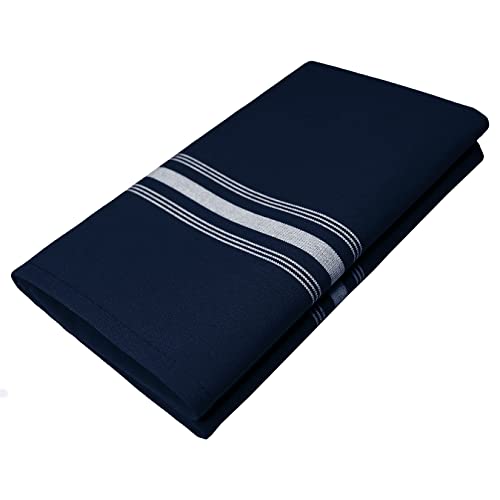 Navy Blue White Stripes