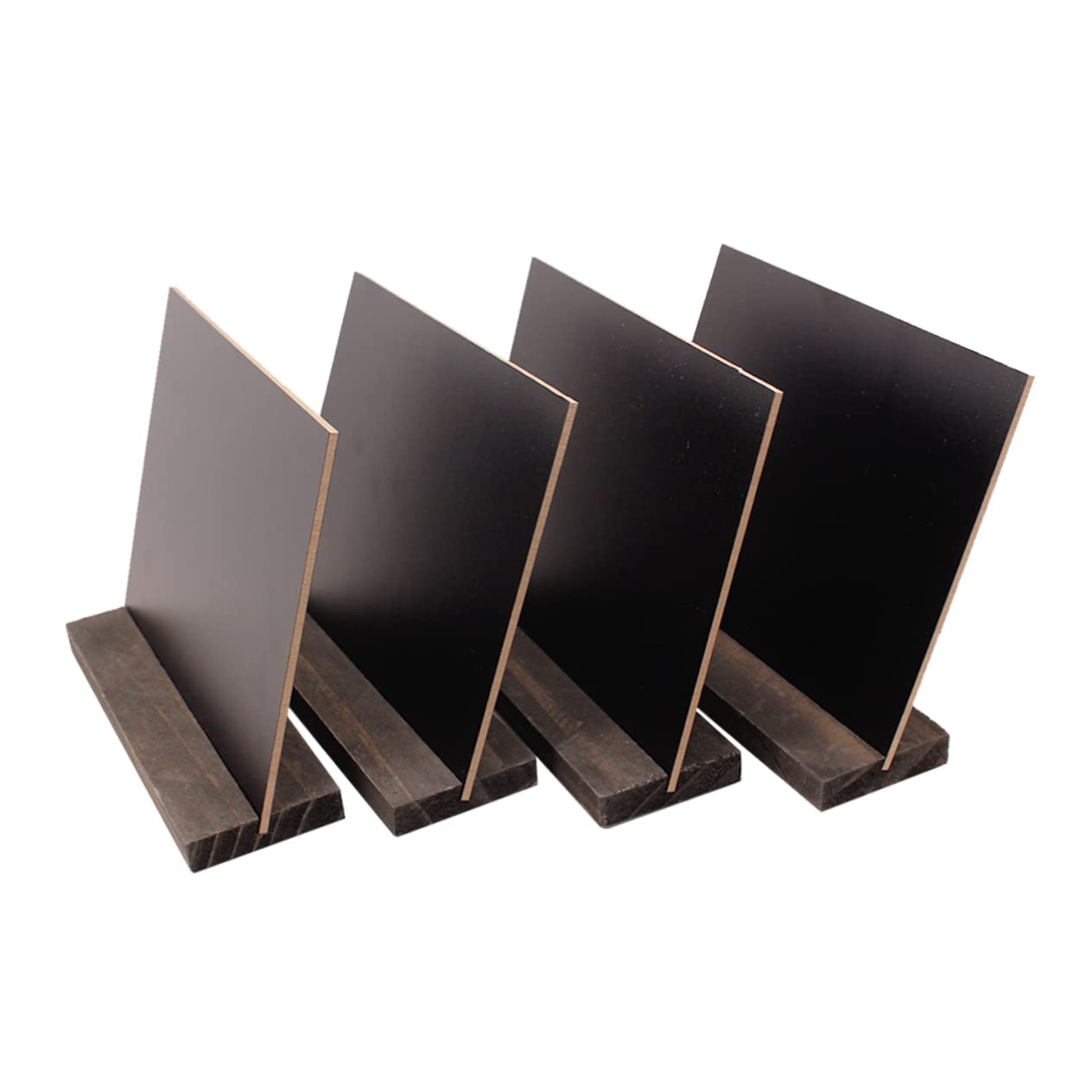 4-Pack Double-Sided Mini Blackboard for Kids & Office Use