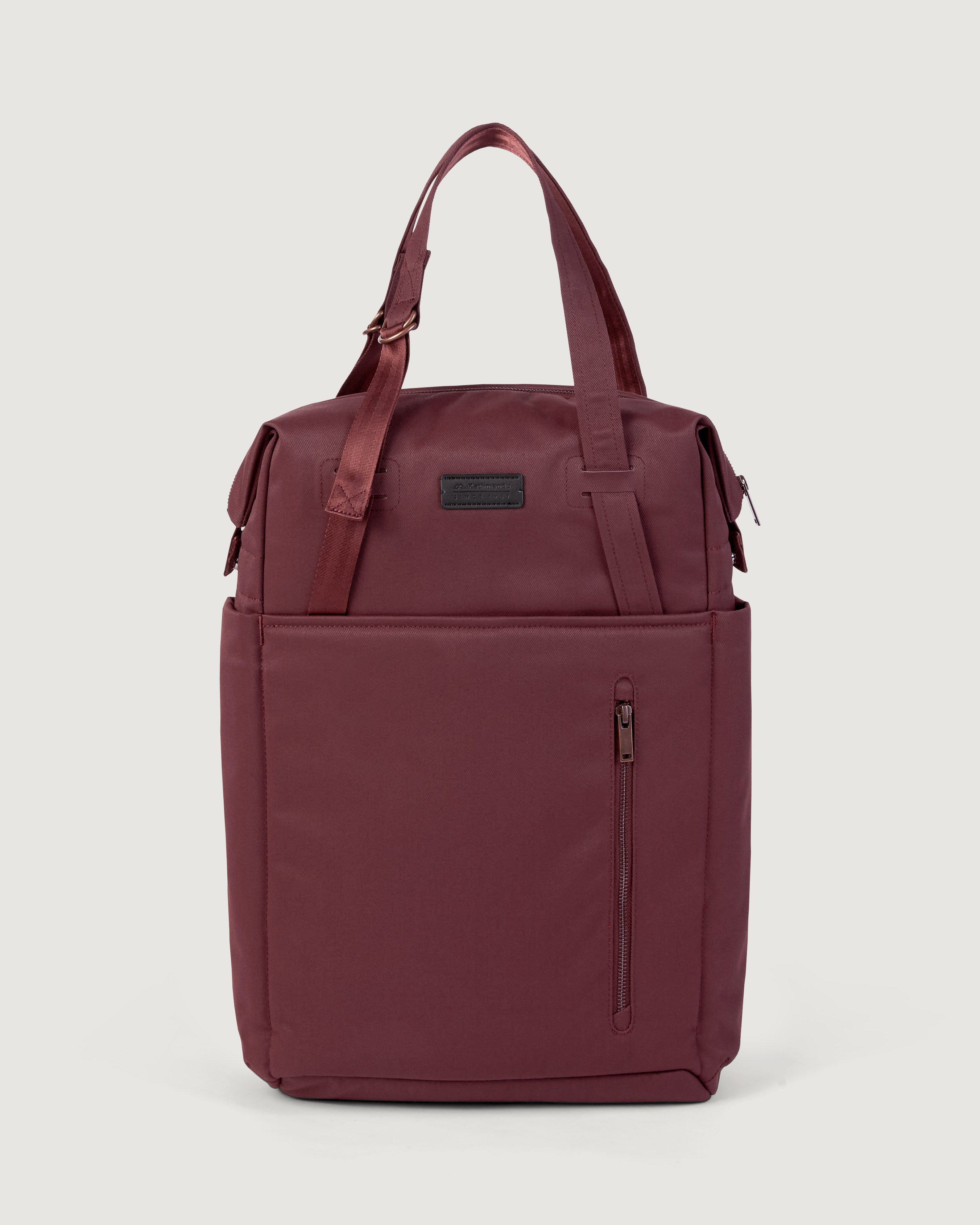 Apex Convertible Tote Bag 20L Mahogany Brown - Stylish Work Tote, Travel Bag & Everyday Carryall for Women & Professionals