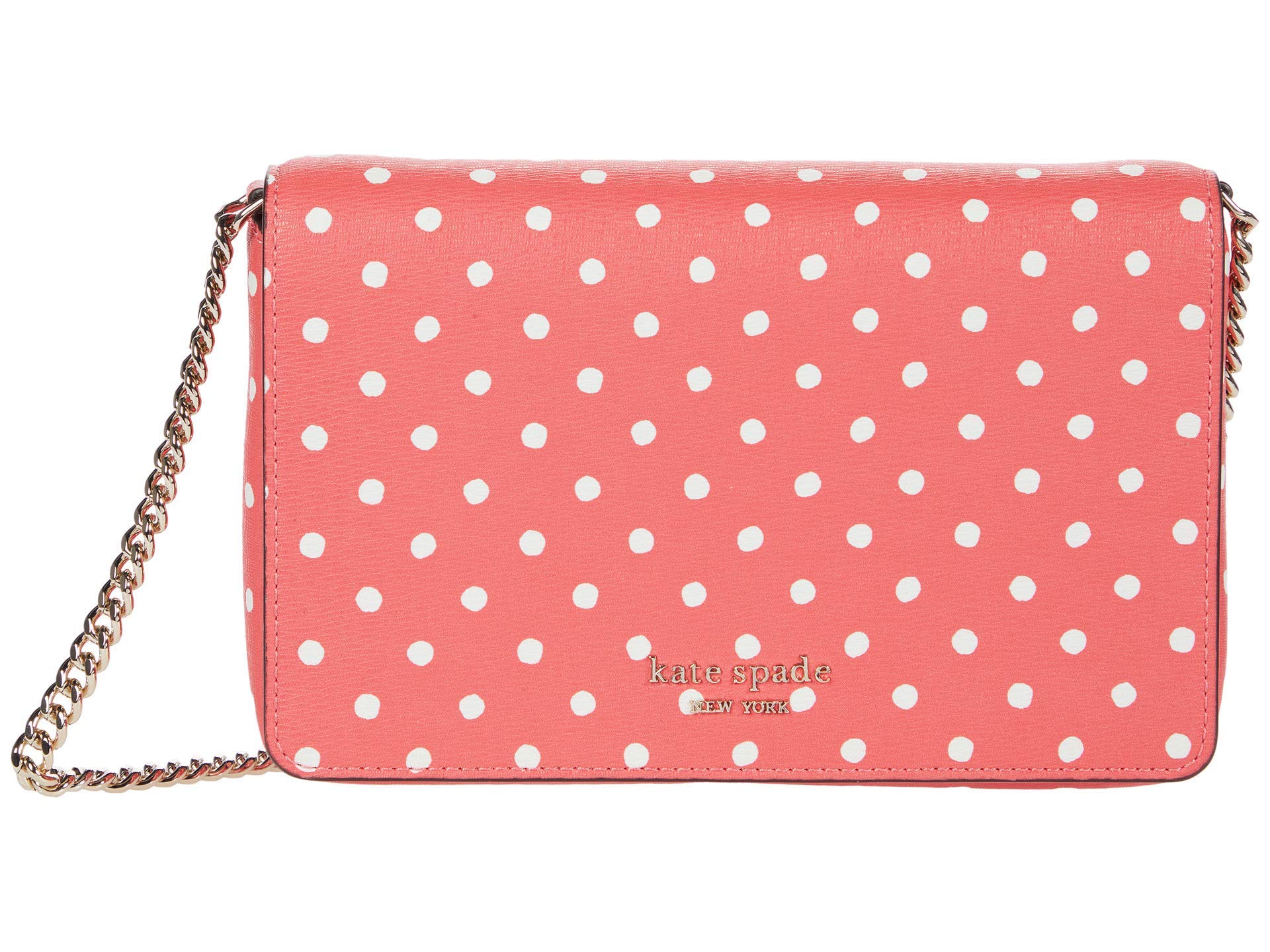 Kate Spade New York Spencer Dots Chain Wallet - Stylish Crossbody Purse for Women | Perfect for Everyday Use, Work & Evening Out
