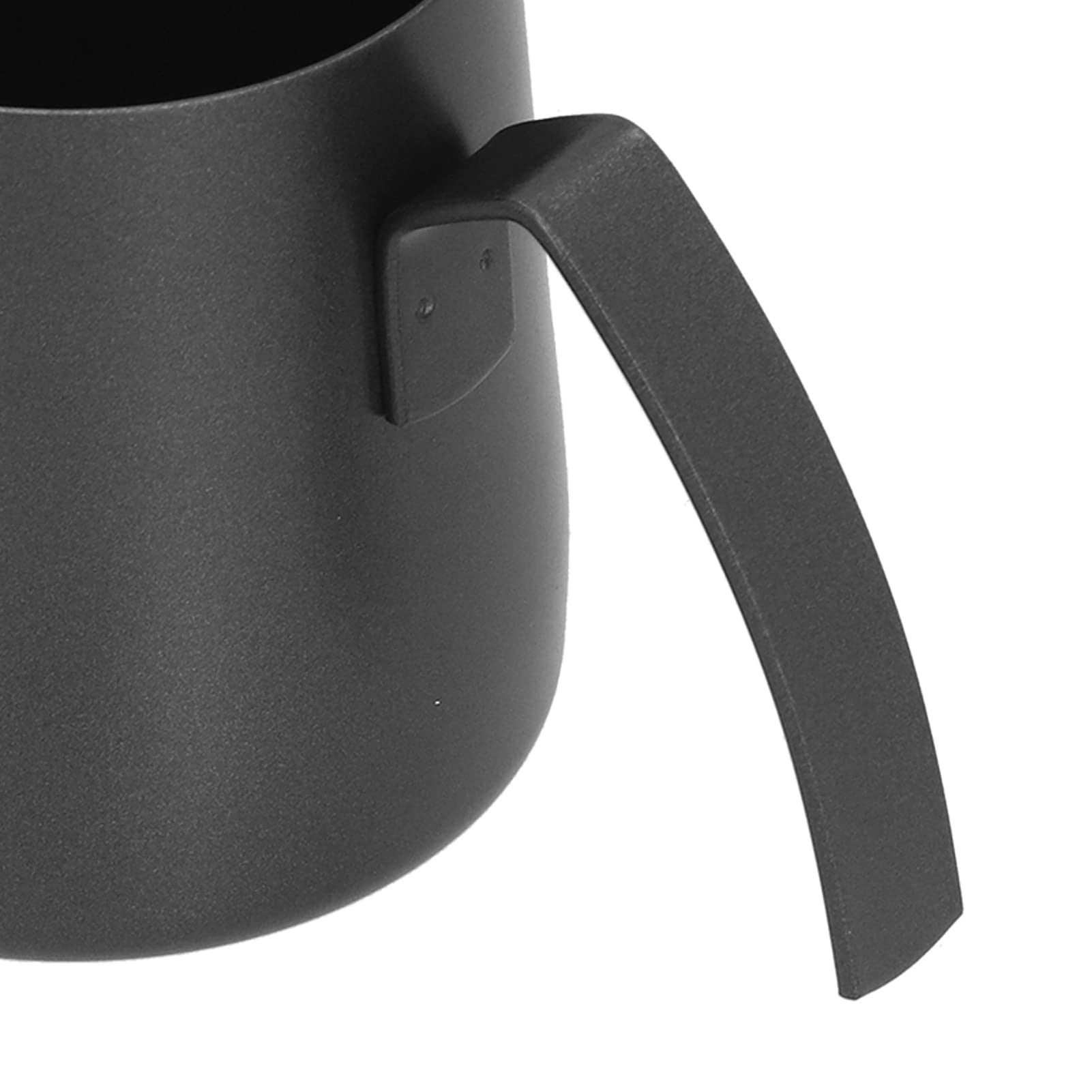 Premium Stainless Steel Gooseneck Coffee Pot - 350ml Uncoated Black Kettle with Long Narrow Spout & Hanging Ear for Pour Over, French Press, Tea Brewing - Perfect for Home Baristas & Coffee Enthusiasts