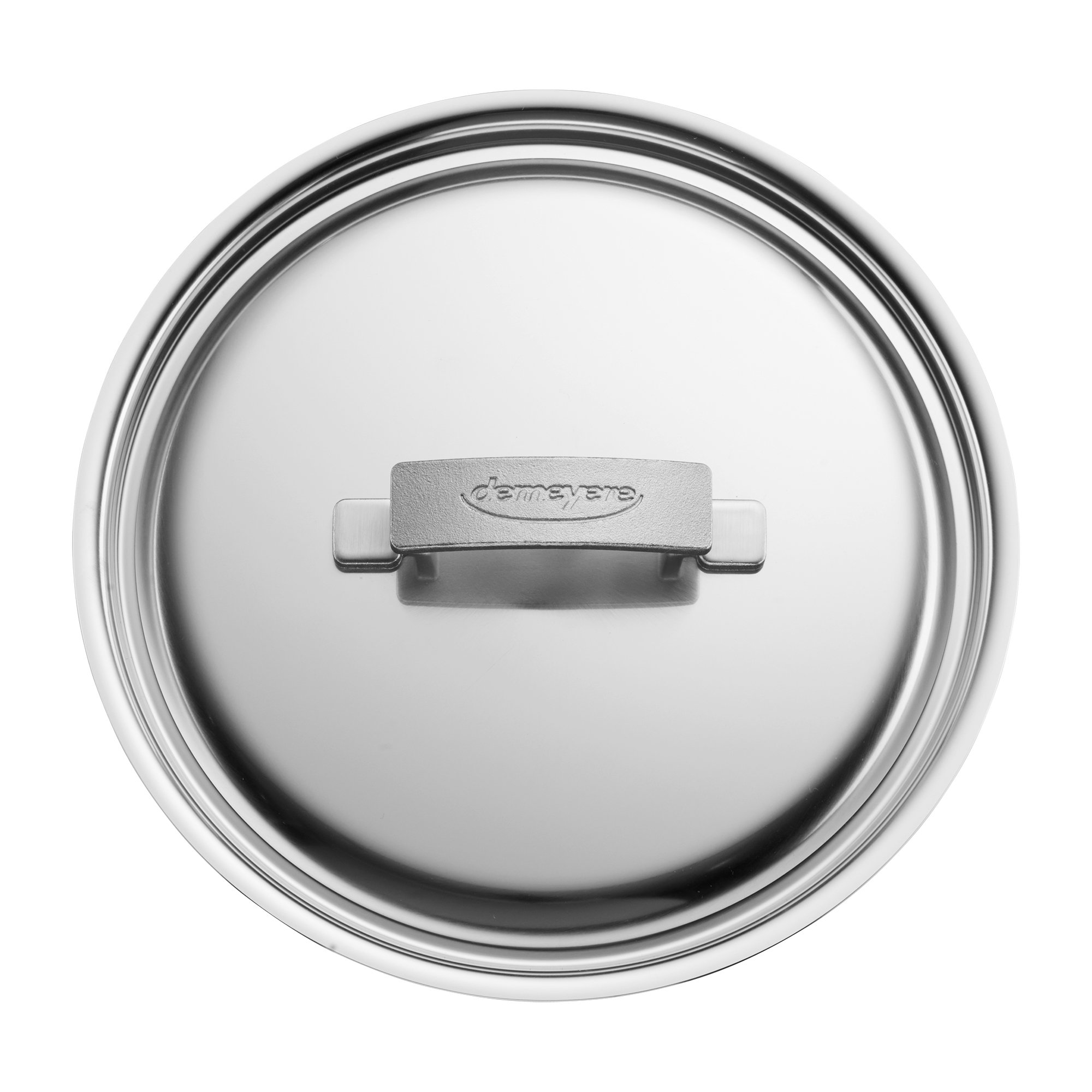 Demeyere Industry 5-Ply 8-Quart Stainless Steel Stock Pot with Lid - Professional Grade Cookware for Soups, Stews & Pasta - Perfect for Home Chefs & Commercial Kitchens