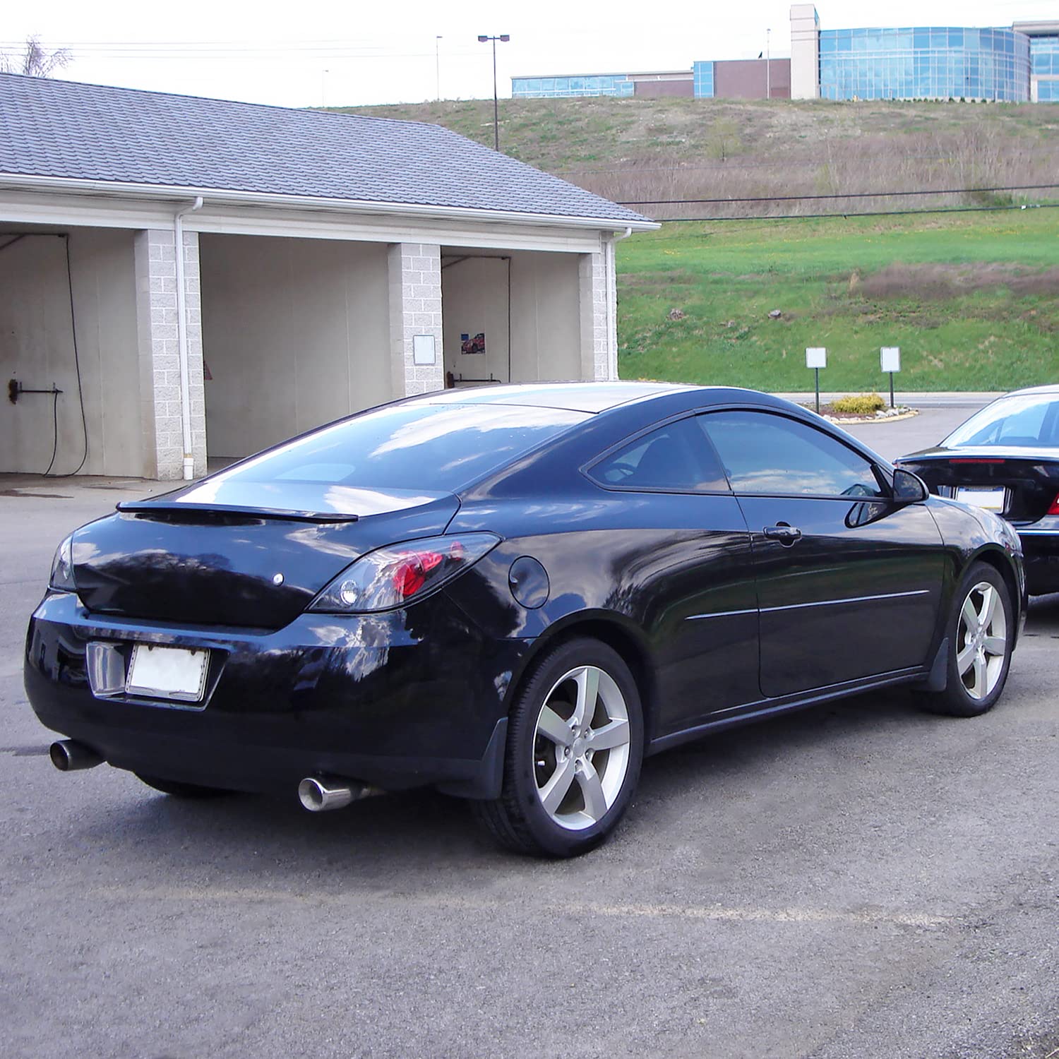 Spec-D Tuning Black LED Tail Lights for 2005-2010 Pontiac G6 Coupe - Left & Right Pair Assembly | Smoked Lens Design for Enhanced Style & Night Visibility (Perfect for Car Enthusiasts & Custom Builds)