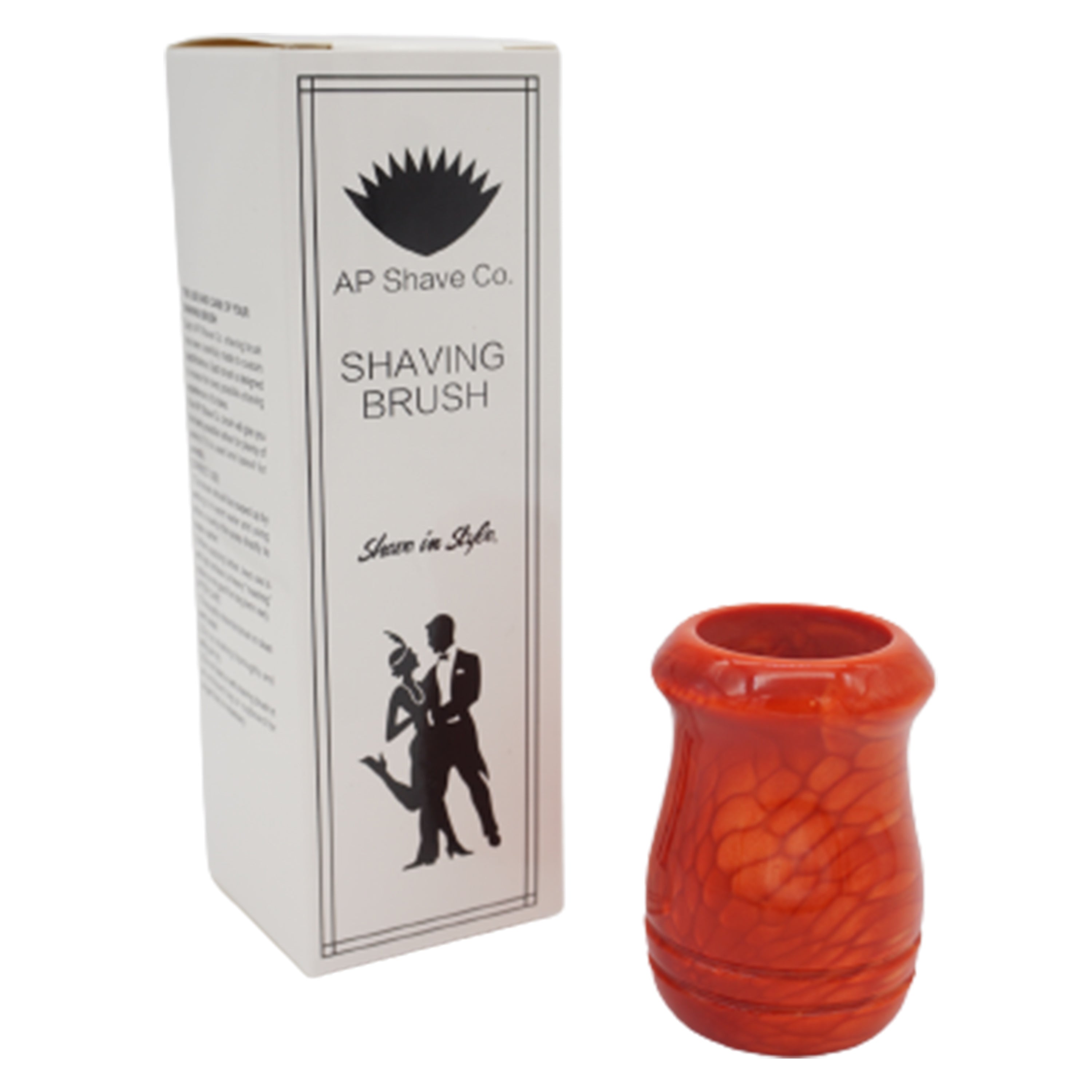 Premium Red Snakeskin Handcrafted Shaving Brush Handle - Fits 24mm & 26mm Knots - Perfect for Wet Shaving, Grooming Kits & Luxury Bathroom Accessories