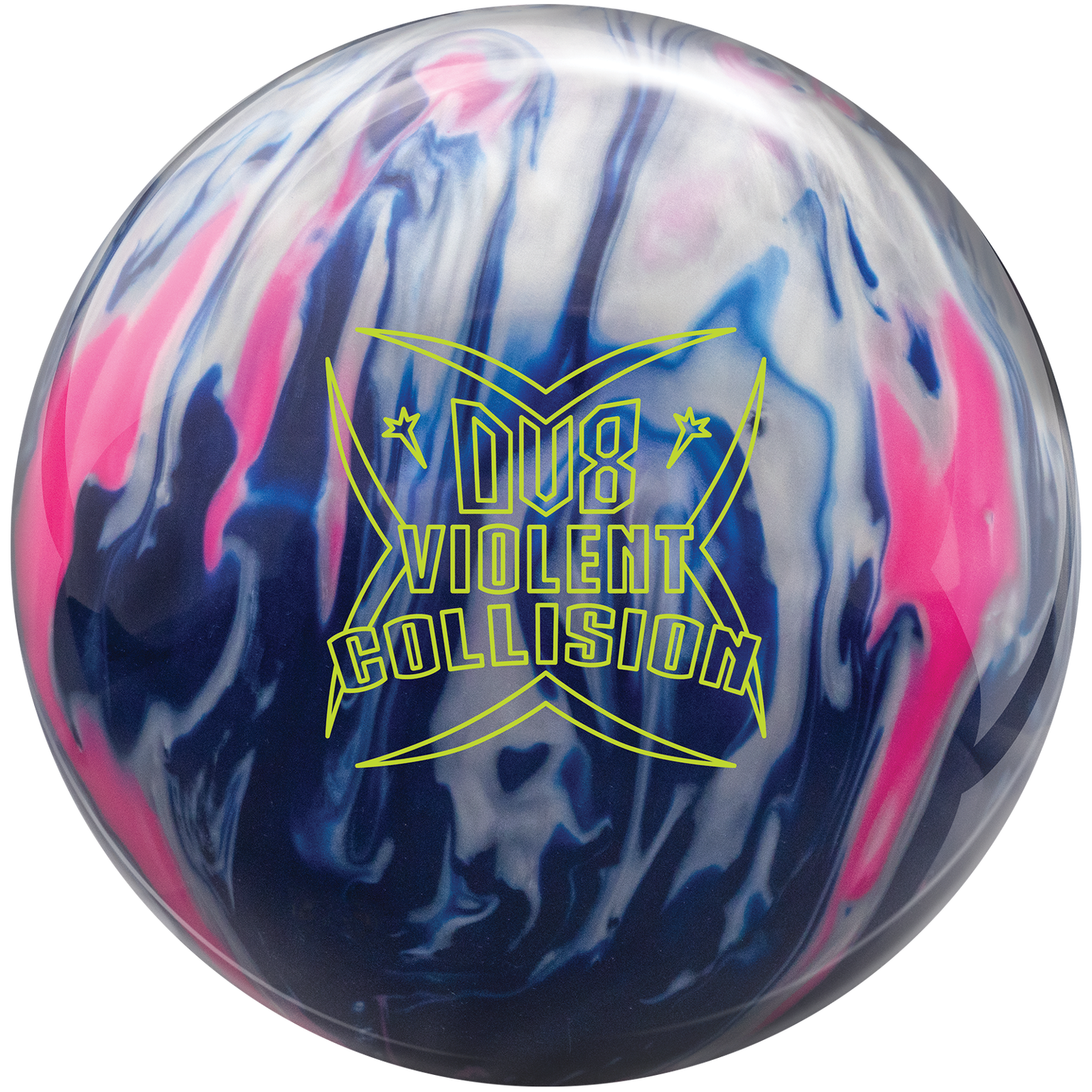 DV8 Violent Collision Bowling Ball - High Performance Reactive Resin for Hook & Strike | Perfect for League Play & Tournament Bowling
