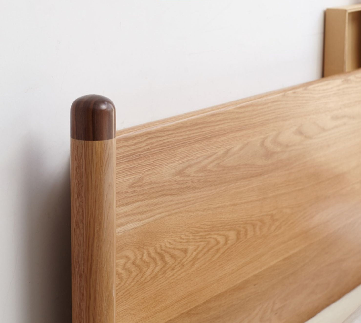 Solid Oak Wood Kids Bed - Sturdy & Safe Children's Bedroom Furniture for Toddlers & Teens - Perfect for Bedrooms, Daycare, and Guest Rooms