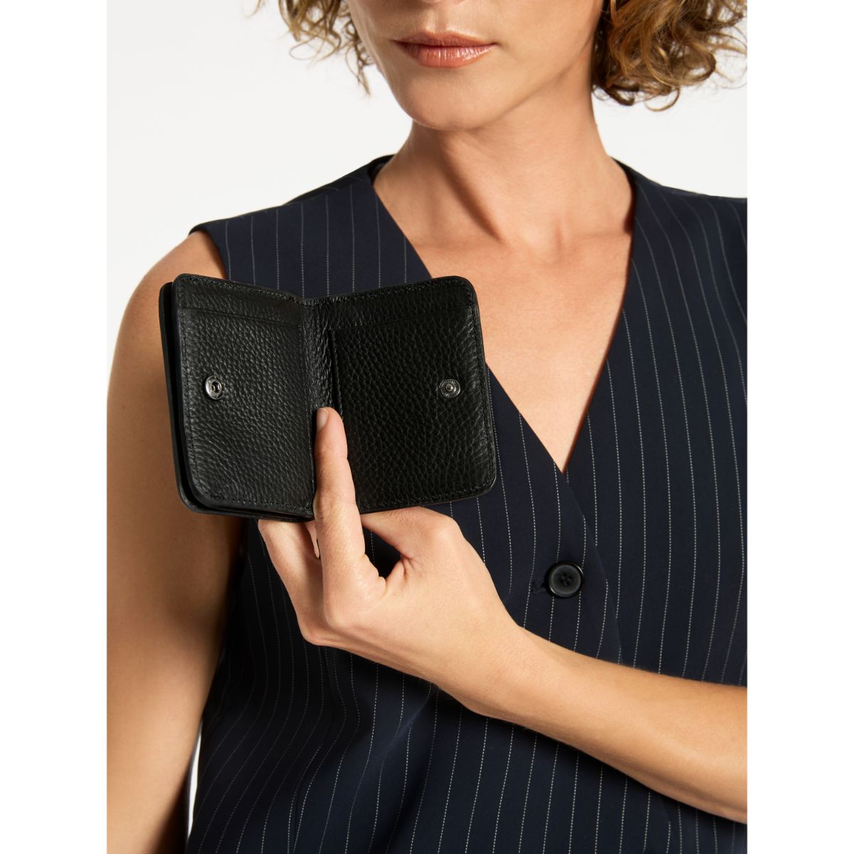STATUS ANXIETY Miles Away Leather Card Holder Wallet - Slim RFID Blocking Minimalist Wallet for Men & Women - Perfect for Travel, Everyday Use and Gift Giving