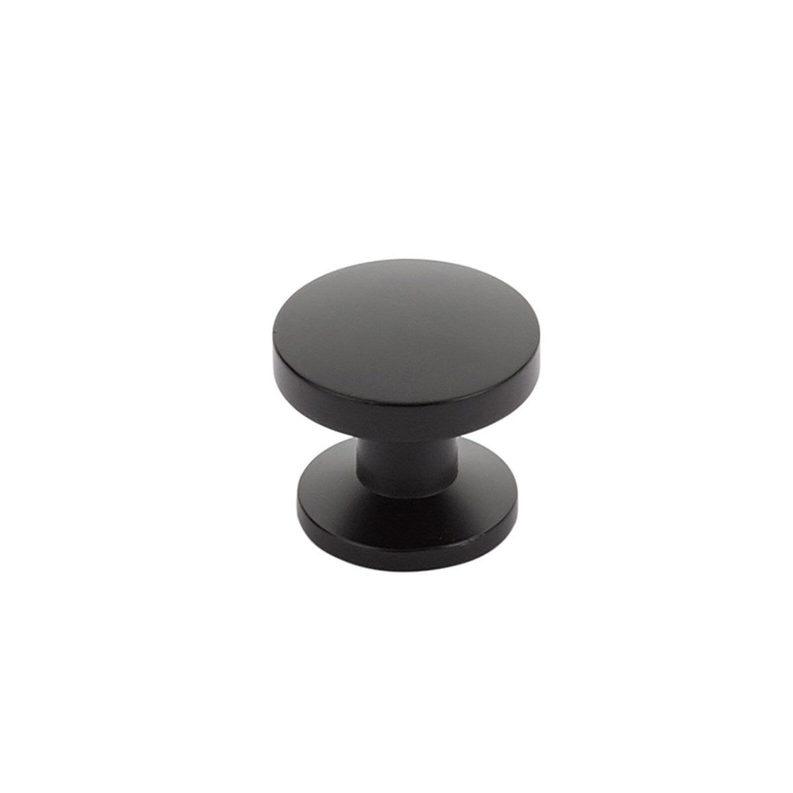 Premium Matte Black Cabinet Knobs and Drawer Pulls - Square Milli Design for Modern Kitchens & Bathrooms - Durable Hardware for Cabinets, Dressers & Furniture