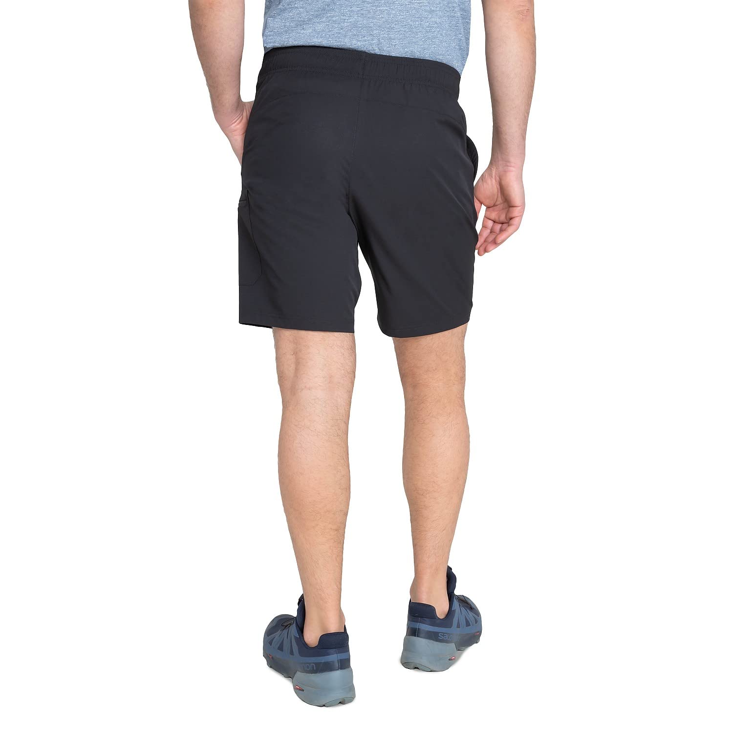 Free Country Men's Tech Stretch Short II - Breathable Quick-Dry Athletic Shorts for Running, Gym & Outdoor Activities | Comfortable Stretch Fabric with Pockets