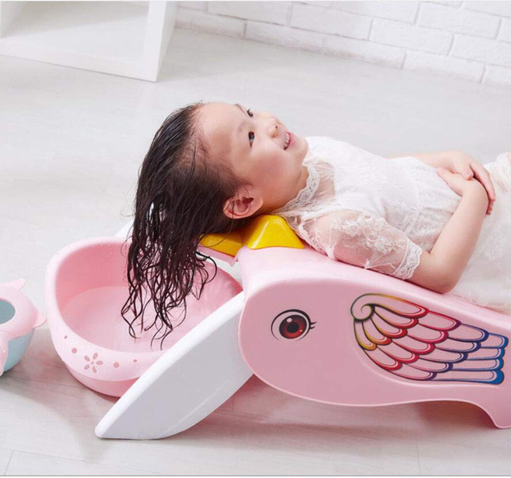 Foldable Shower Chair for Elderly & Disabled - Portable Shampoo Basin Kit with Adjustable Height for Safe Bathing & Hair Care - Ideal for Pregnant Women, Bedridden Patients & Children's Haircuts (Home & Hospital Use)