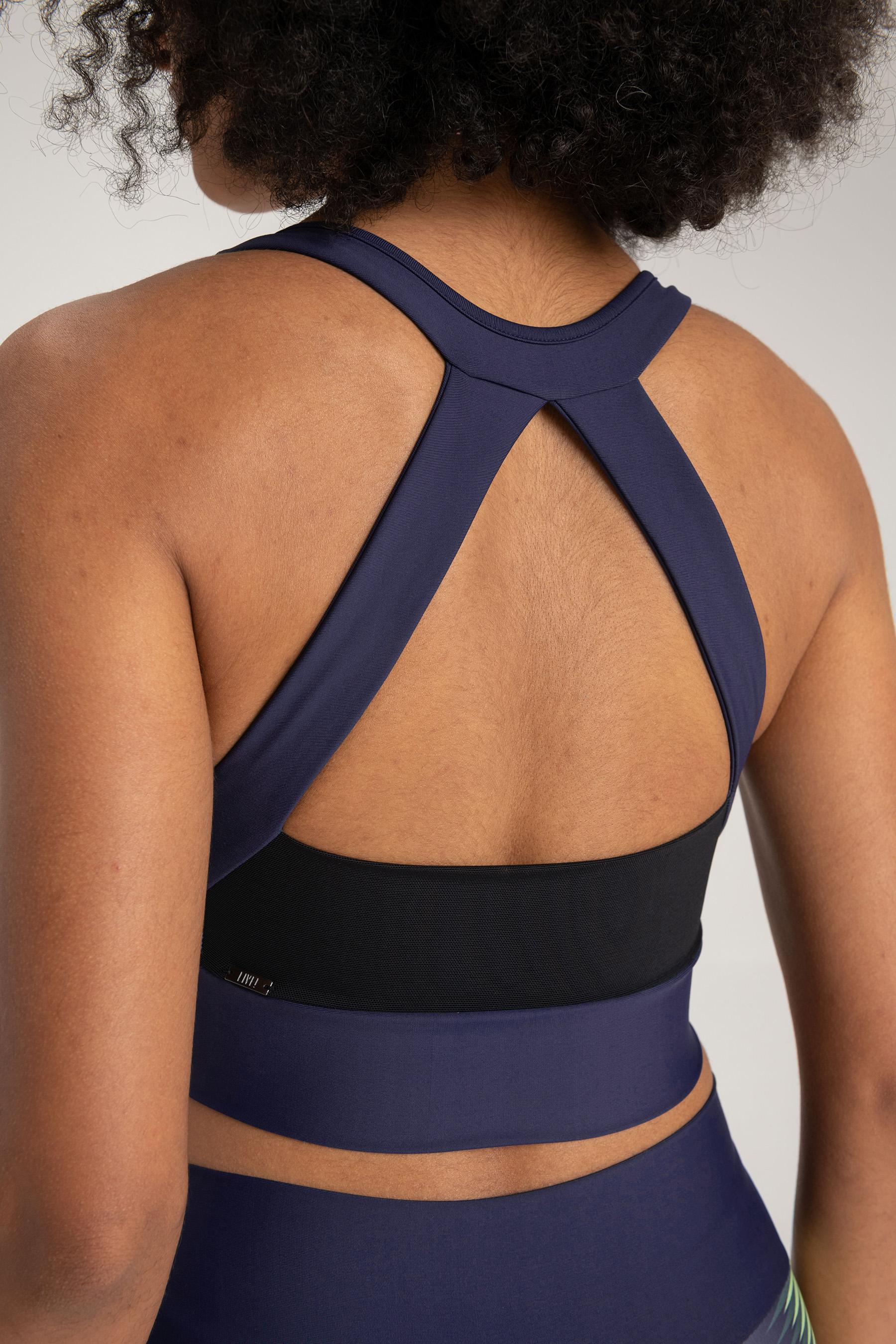 High Support Spectro Sports Bra for Women - Moisture Wicking Workout Top for Running, Yoga & Gym - Comfortable Breathable Fitness Apparel