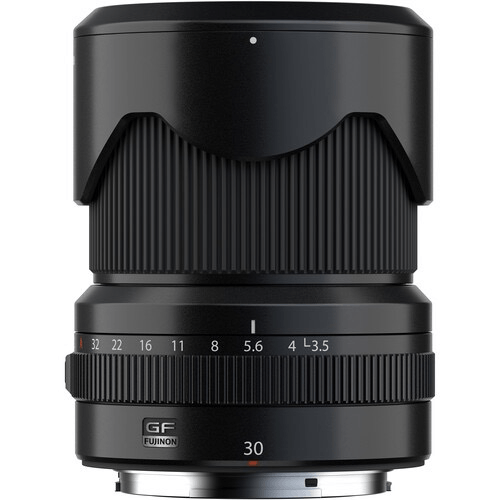 Fujifilm GF 30mm f/3.5 R WR GFX Lens (Black) - Wide Angle Prime Lens for GFX System | Perfect for Landscape, Architecture & Travel Photography