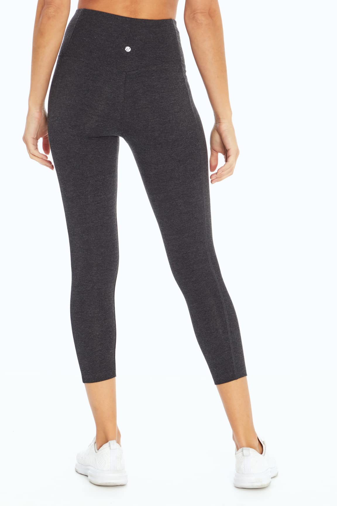 Bally Total Fitness Women's High Rise Mid-Calf Leggings - Workout, Yoga & Running Compression Pants for Women - Perfect for Gym, Lounge & Everyday Wear