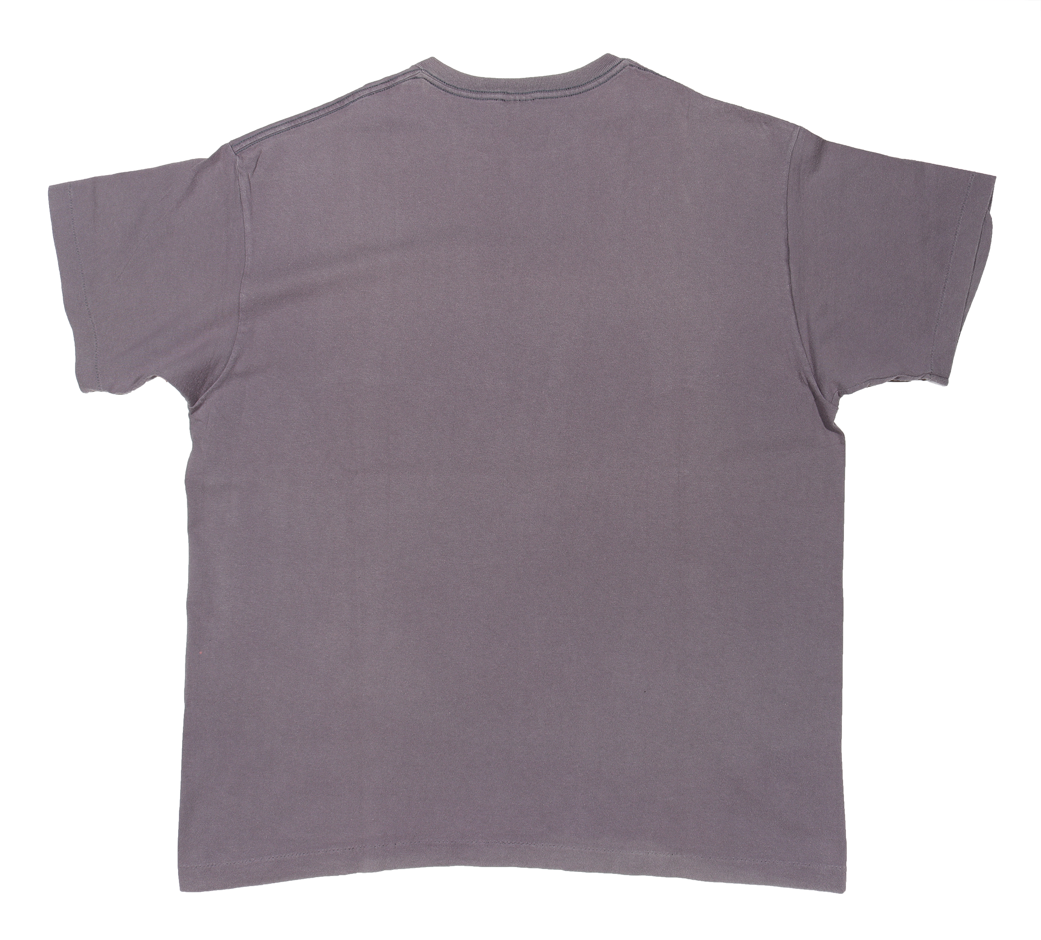 Vintage 1990s Grey Box Logo T-Shirt - Retro Streetwear Tee for Men & Women | Perfect for Casual Wear, Urban Fashion & 90s Nostalgia Style