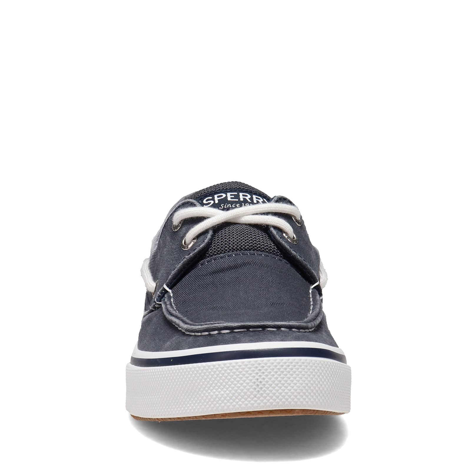 Sperry Men's Halyard Boat Shoe - Navy Twill - Size 8.5 Wide - Comfortable Non-Slip Deck Shoes for Sailing, Boating & Casual Wear