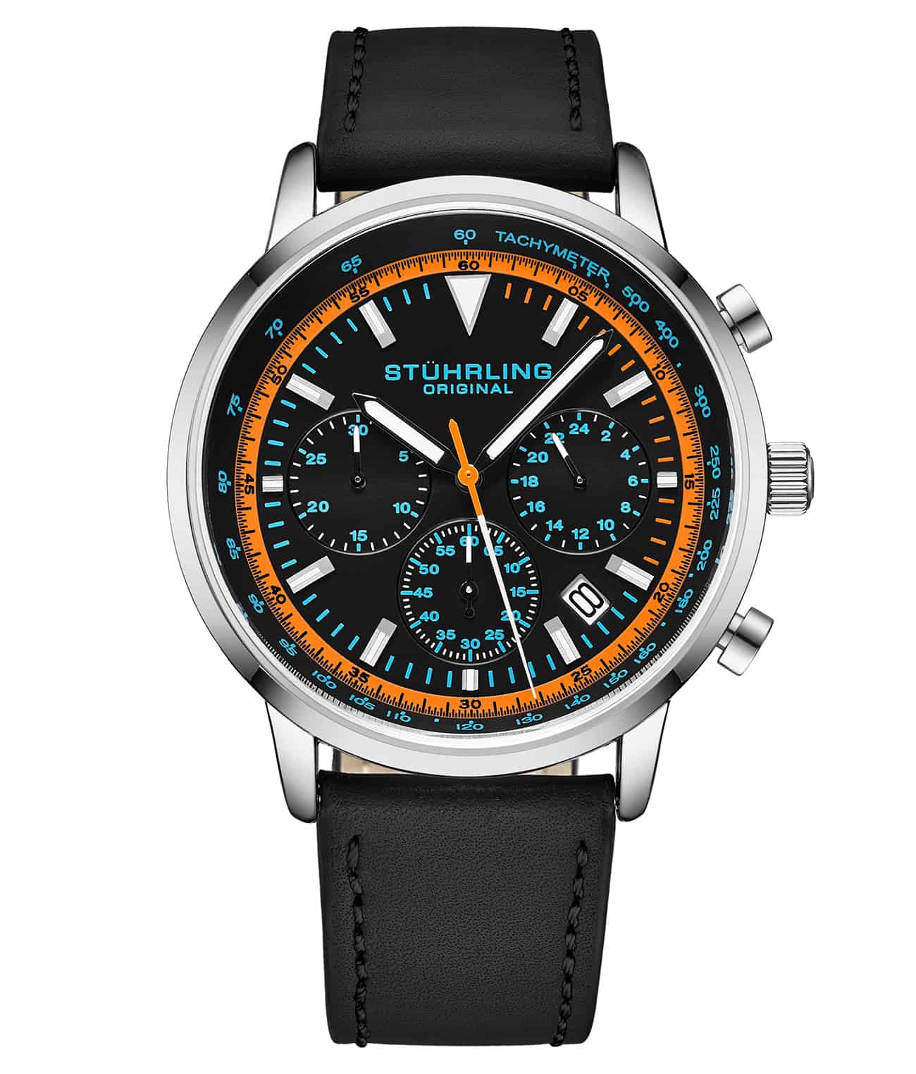 C986M Men's Quartz Chronograph Watch - 44mm Stainless Steel Case, Waterproof, Fashionable for Business, Casual & Outdoor Activities