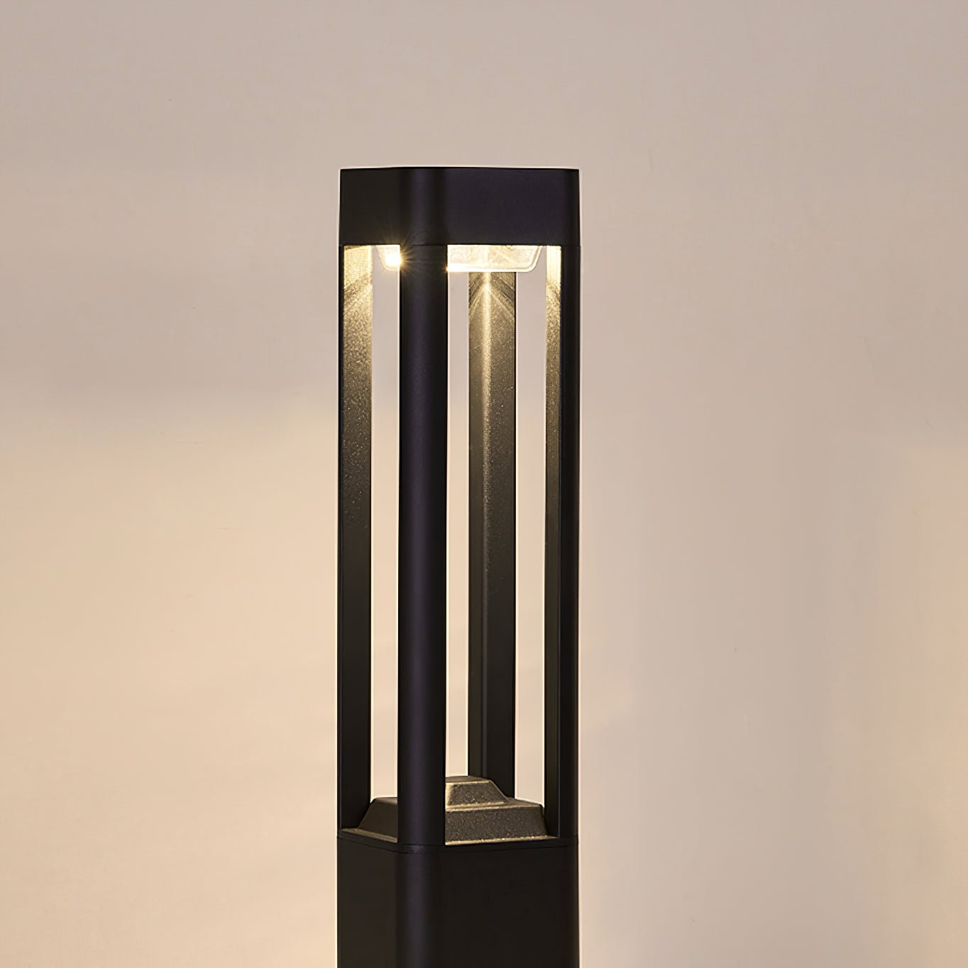 Outdoor Rectangular Column Garden Light - Waterproof LED Landscape Lighting for Patio, Yard, and Pathway Decor